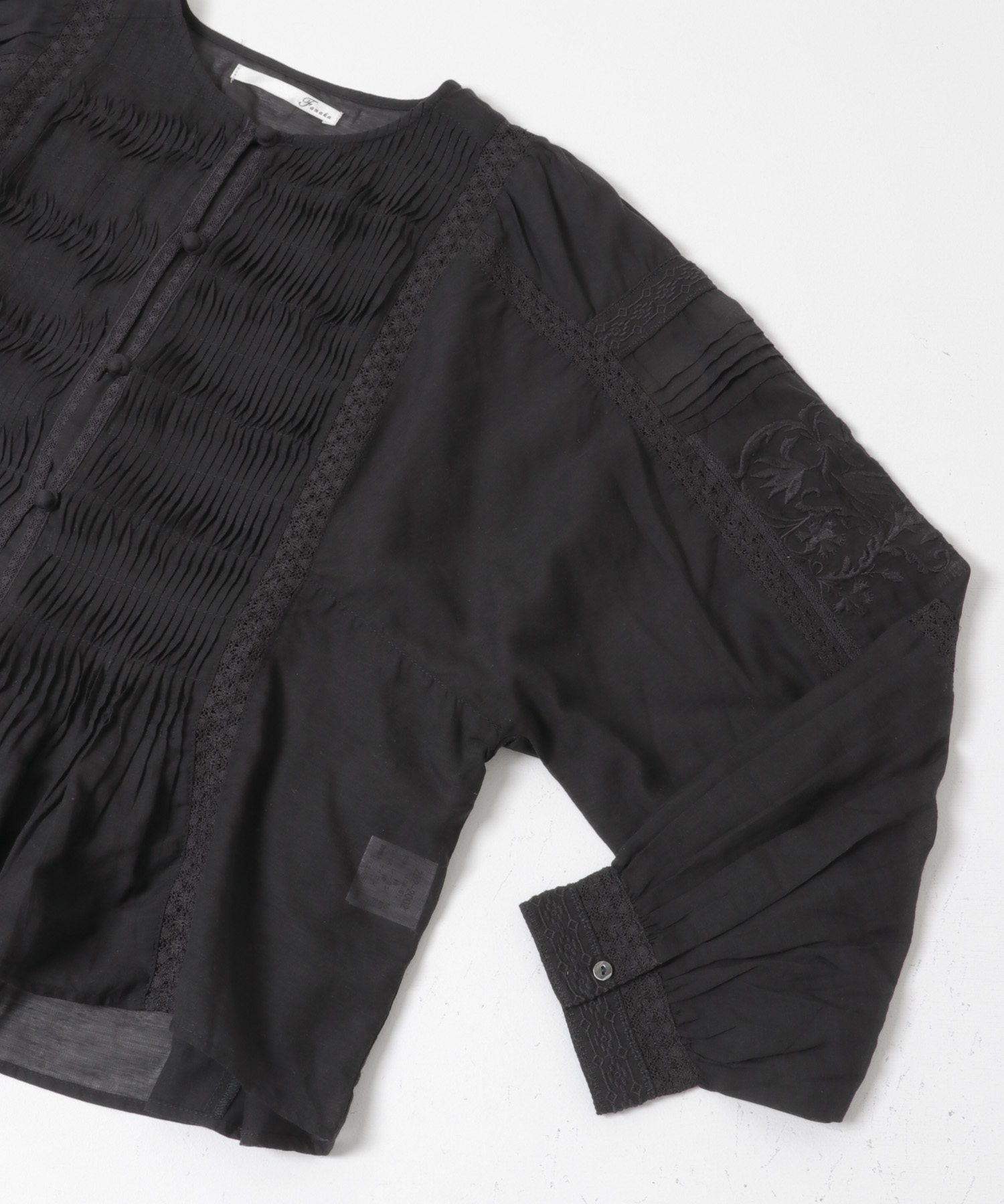 RIVER LACE BLOUSE BLACK Free