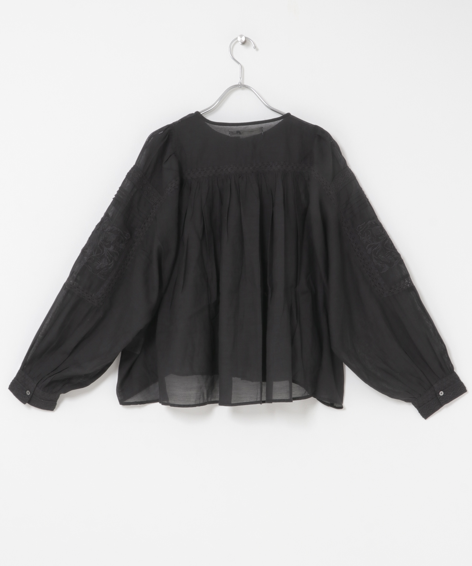 RIVER LACE BLOUSE BLACK Free