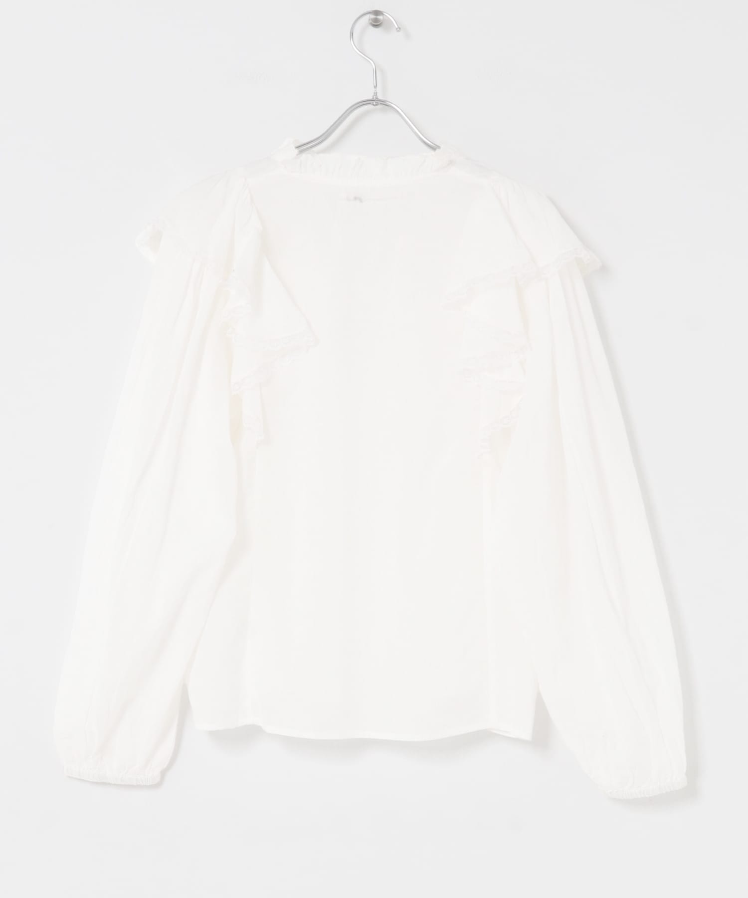 FANAKA　FRILL COLLAR BLOUSE OFF FREE