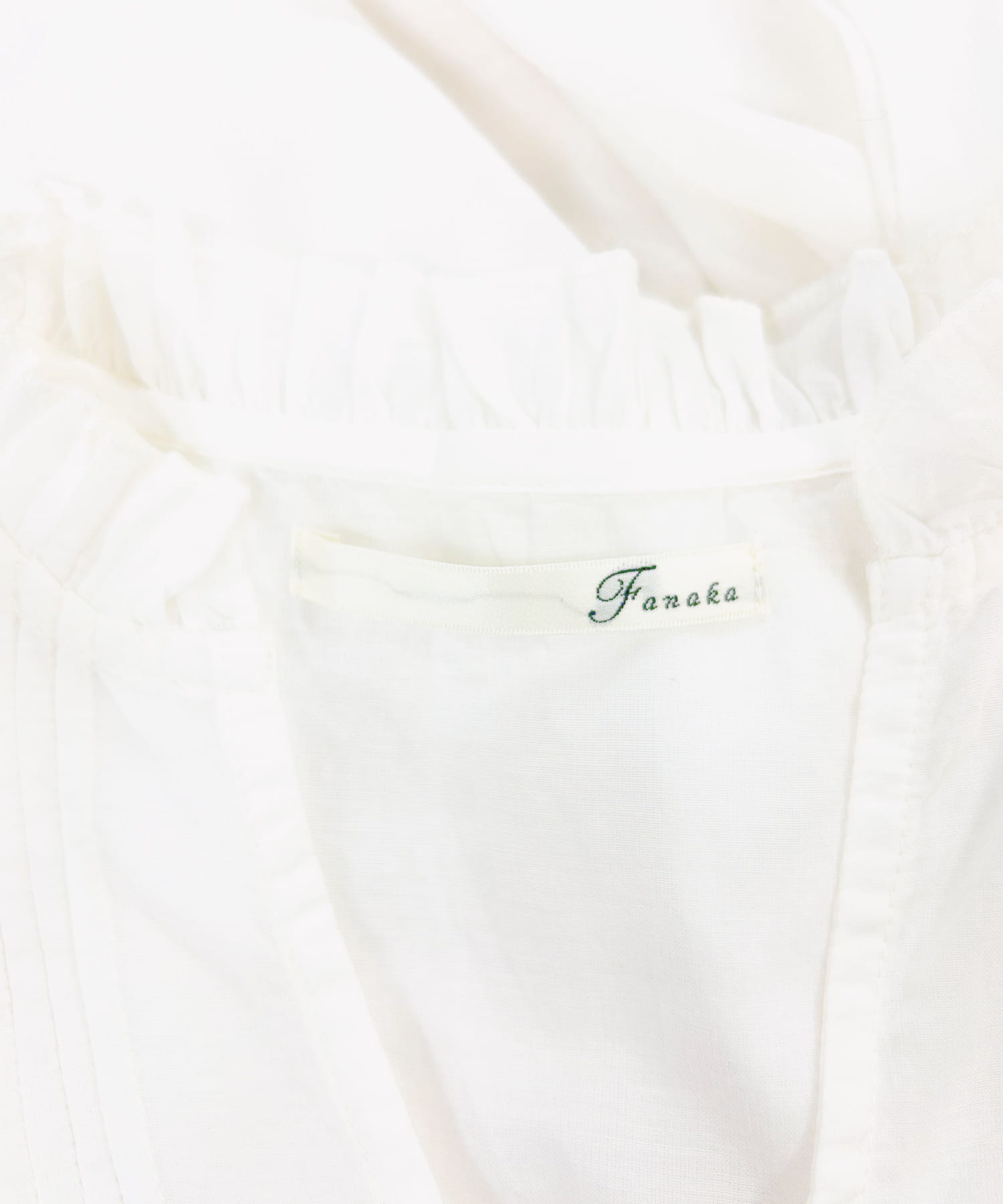 FANAKA　FRILL COLLAR BLOUSE OFF FREE