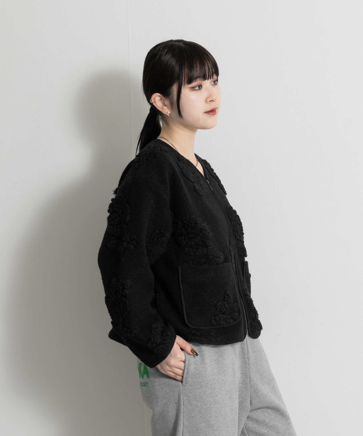 身長 : 156cm サイズ : FREE