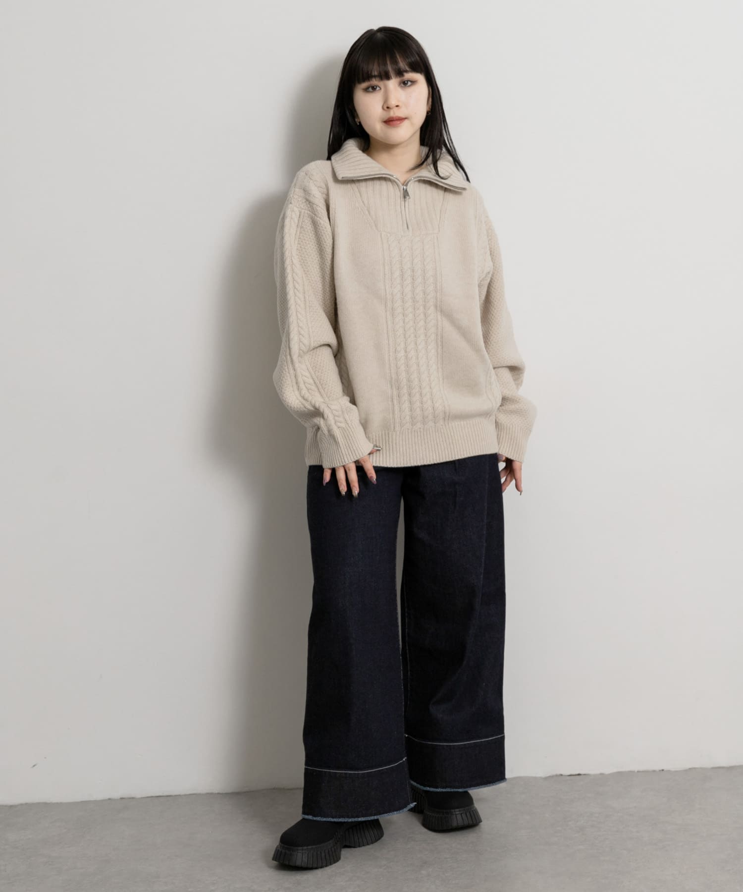 身長：156cm サイズ：M