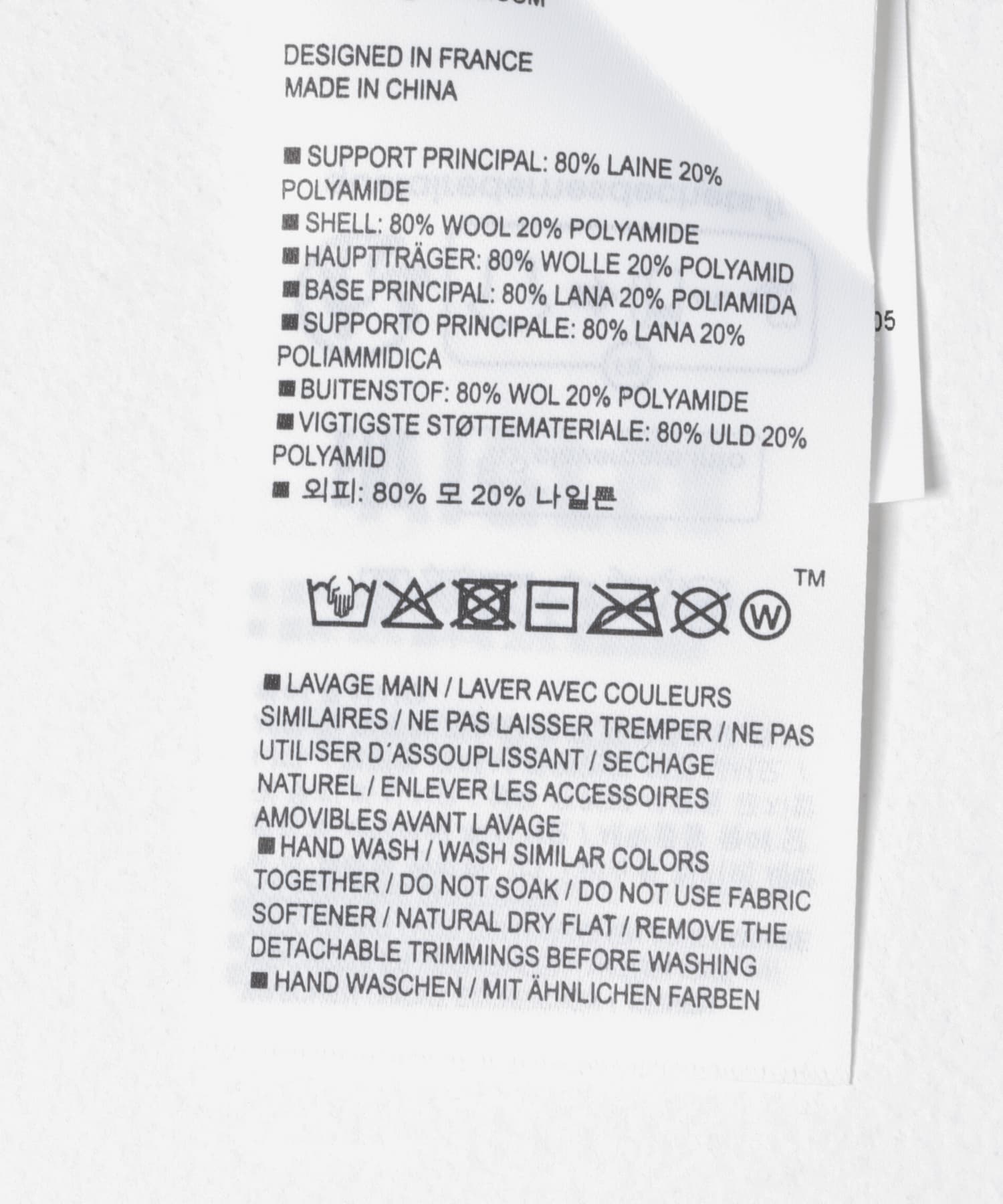 AIGLE　ケーブルニット ハーフジップセーター L.GREY M