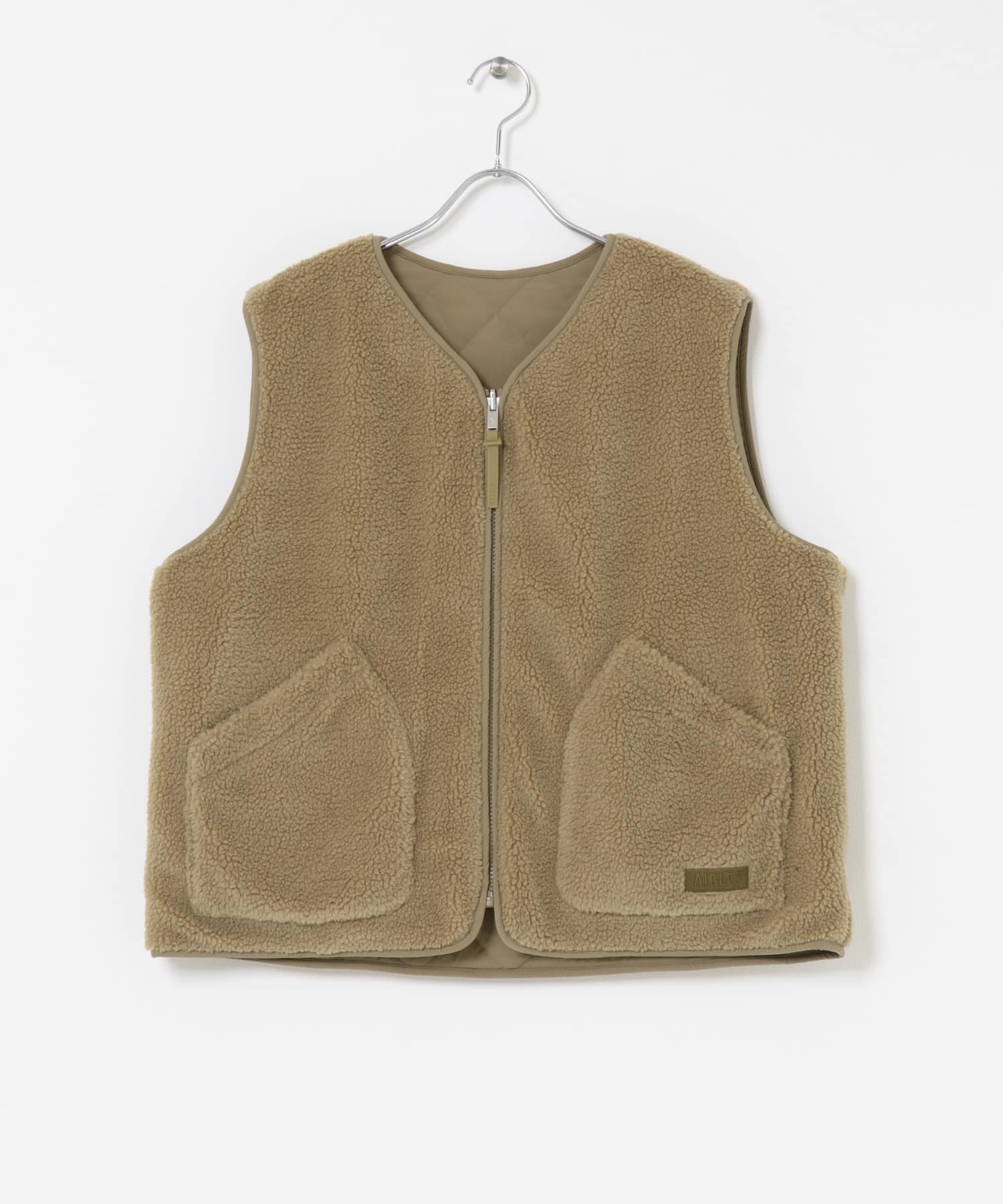 AIGLE　インサレーション リバーシブルベスト ESPRESSO 36