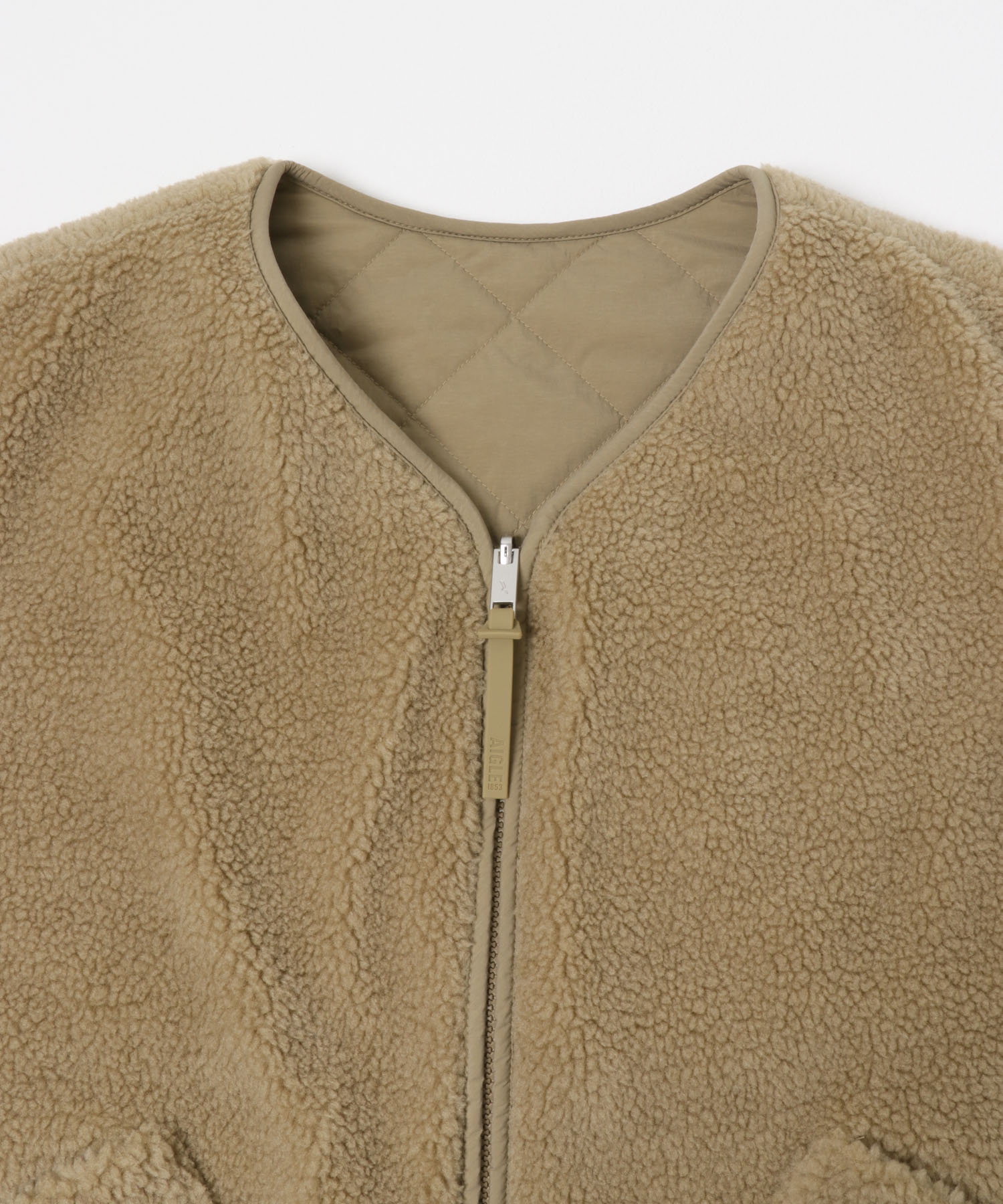 AIGLE　インサレーション リバーシブルベスト ESPRESSO 36