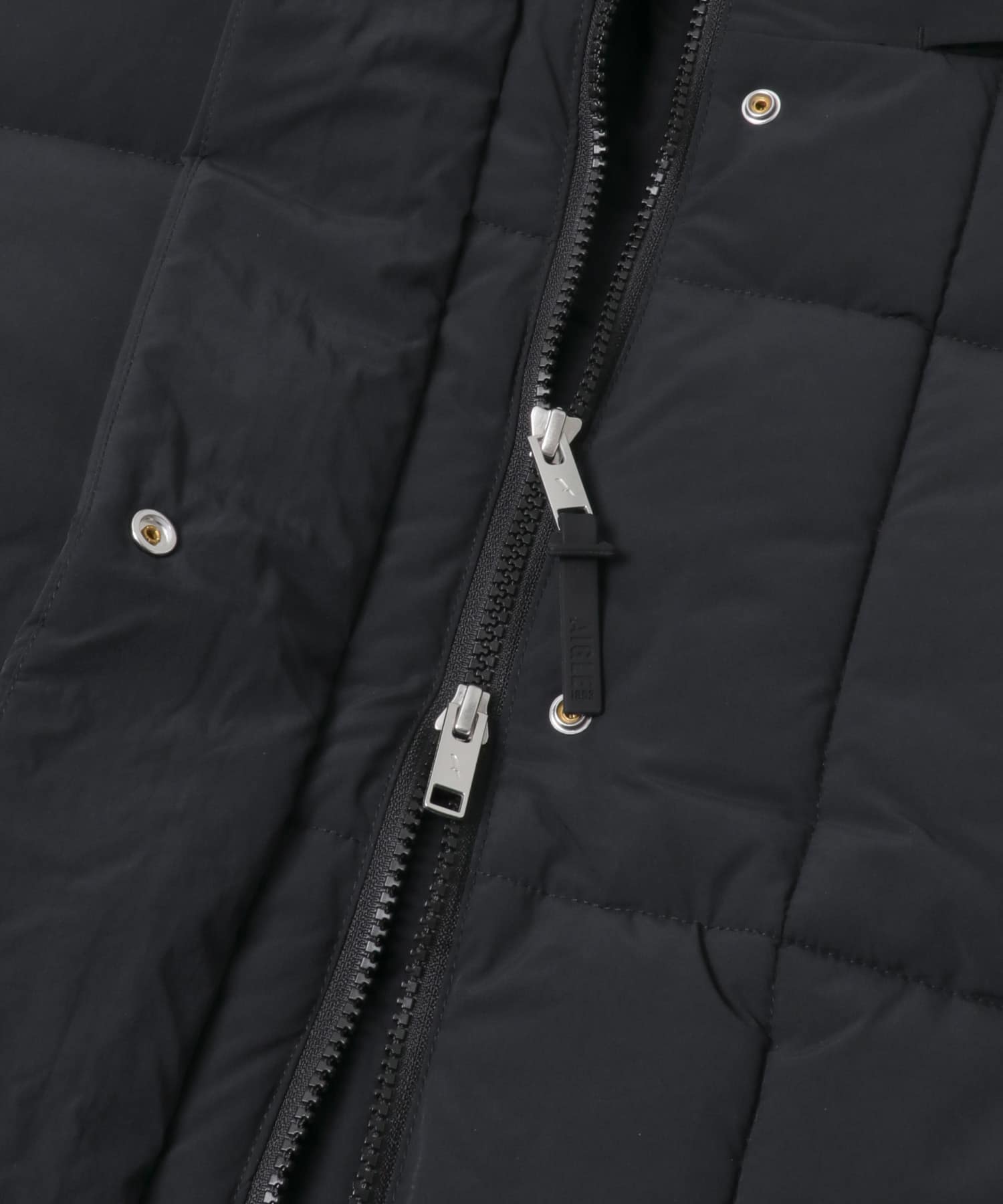 AIGLE　撥水 ショートキルティングジャケット NOIR S