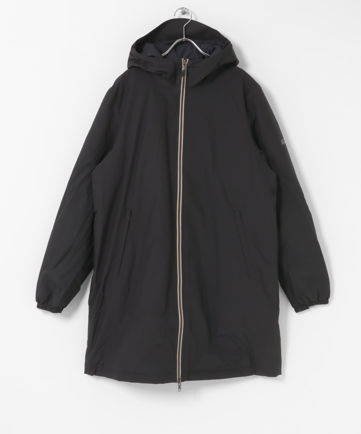 AIGLE　透湿防水 レインパックウォーム ロングジャケット NOIR M/L