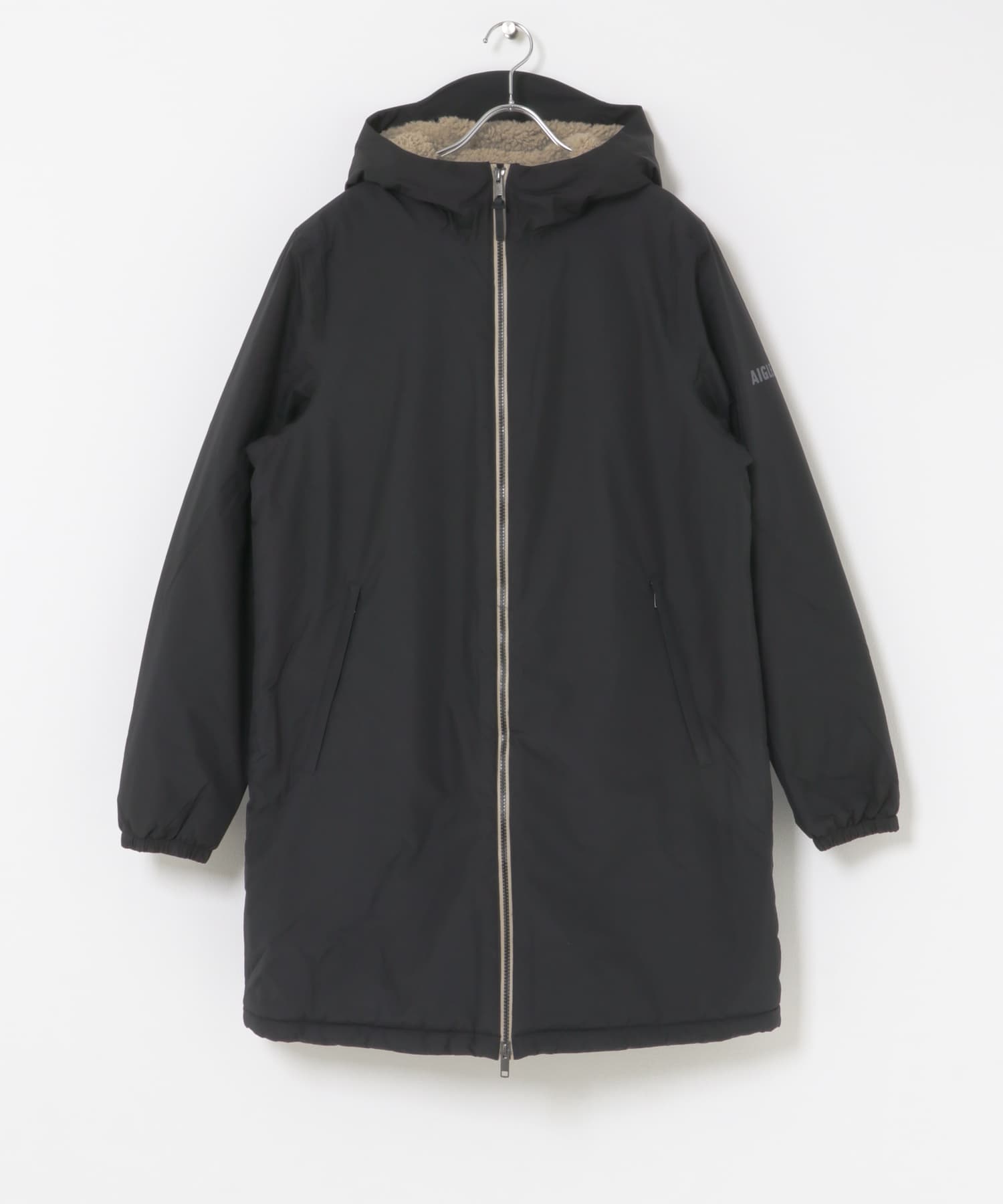 AIGLE　透湿防水 レインパックウォーム ボアロングジャケット