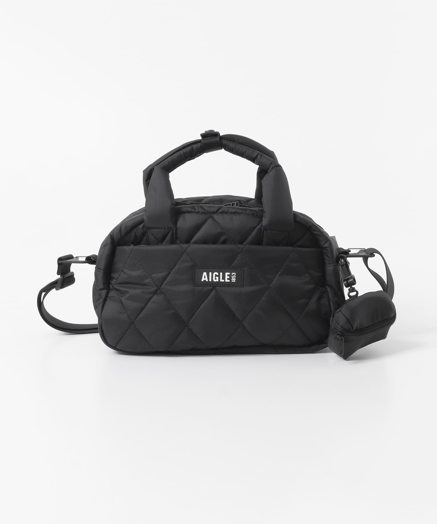 AIGLE　キルティング ミニダッフルバッグ