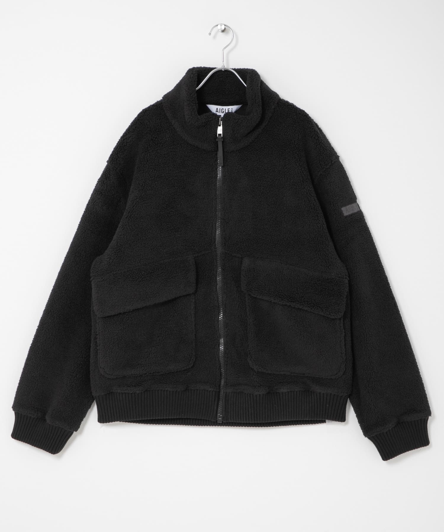 AIGLE　ジップアップ シェルパフリース