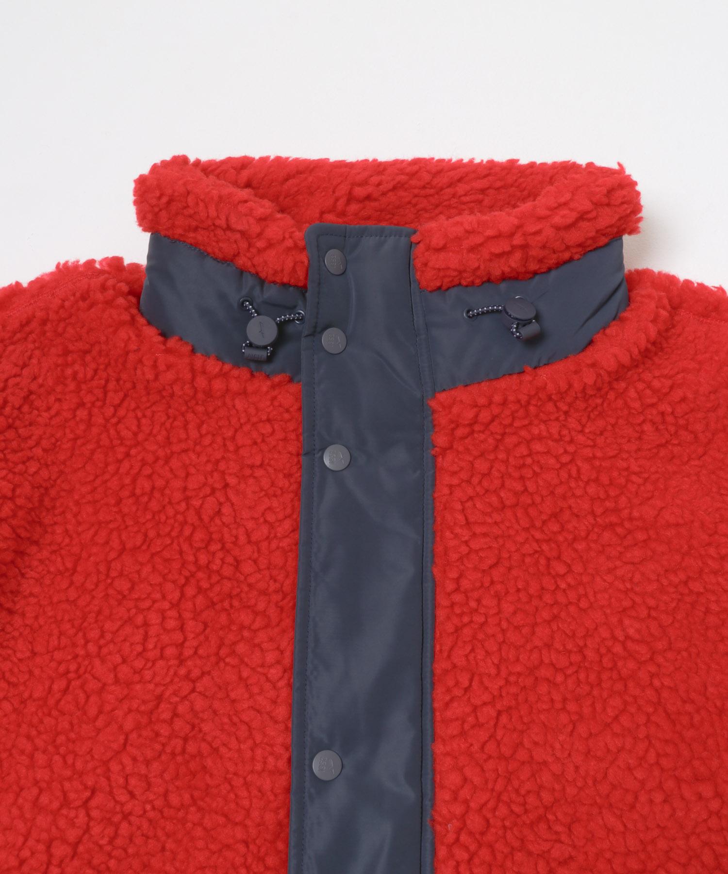 AIGLE　パッチポケットフリース POPPY S