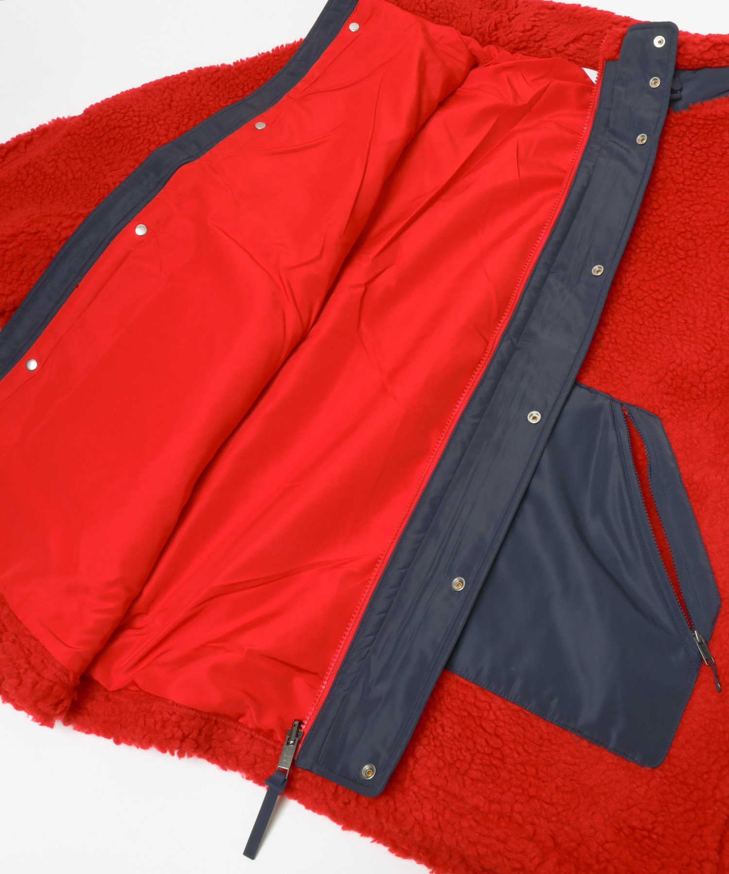 AIGLE　パッチポケットフリース POPPY S