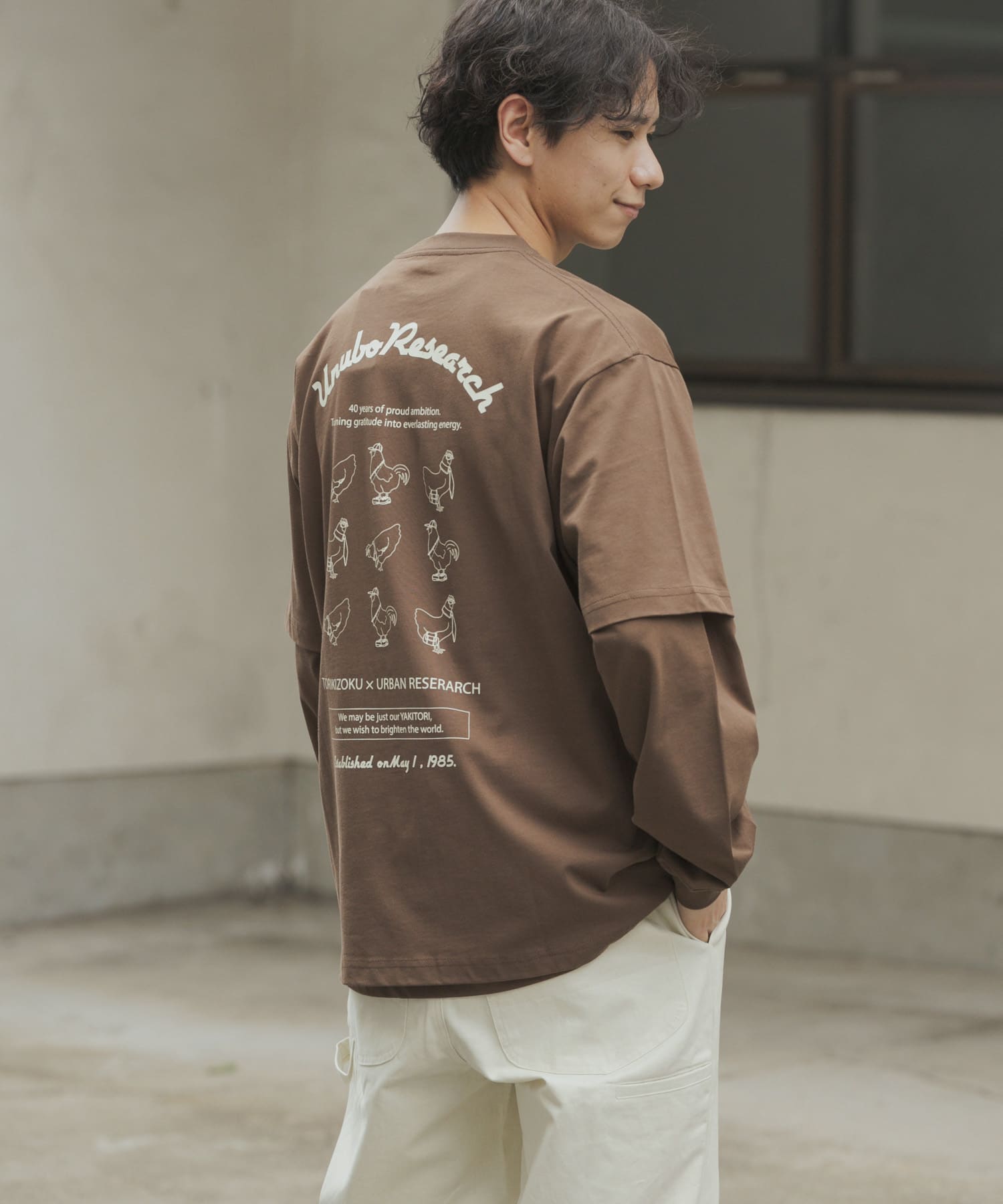 身長：177cm サイズ：L
