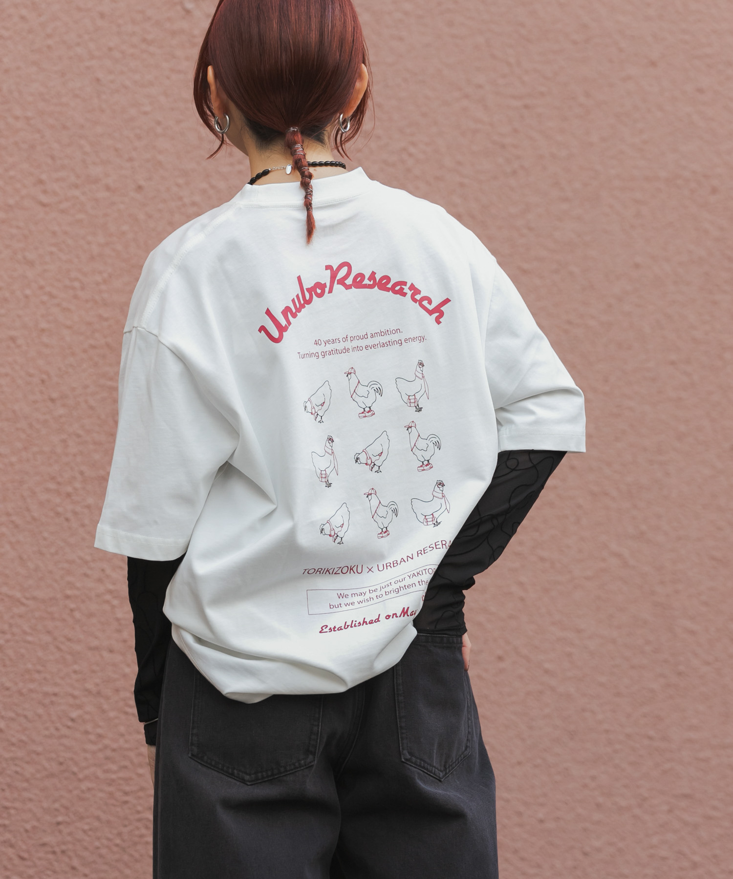 鳥貴族×UR　UnuboResearch SHORT-SLEEVE T-SHIRTS A