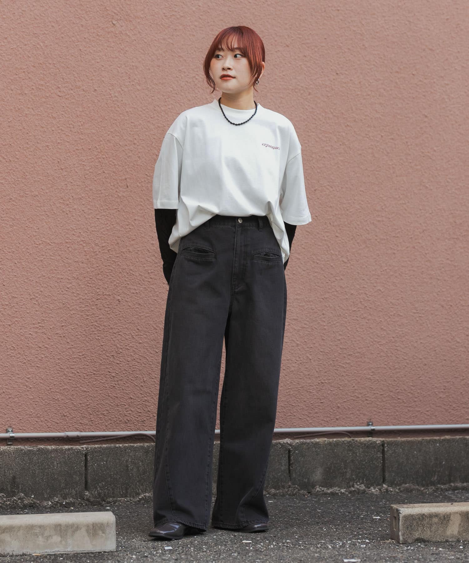 身長：158cm サイズ：L
