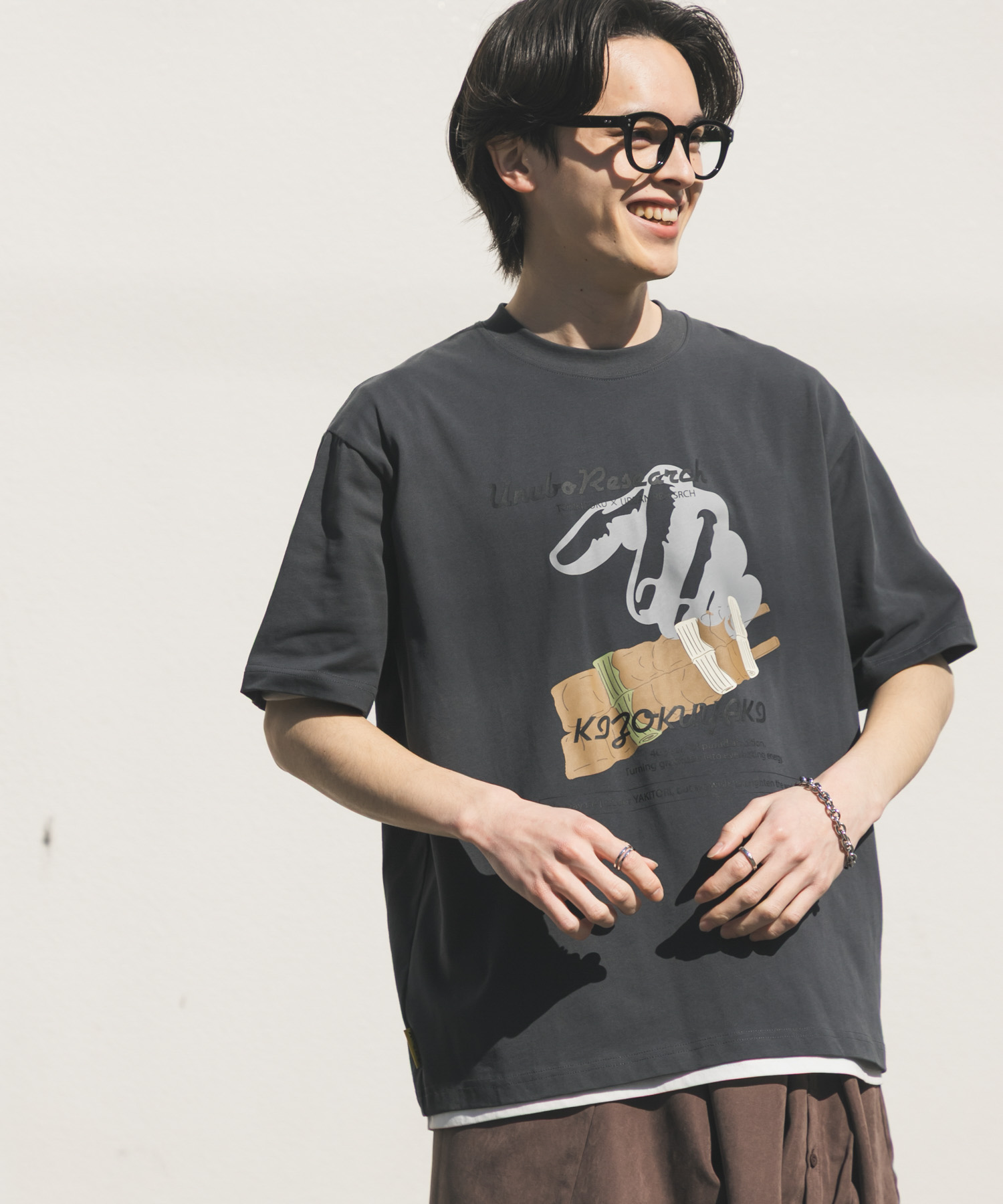 鳥貴族×UR　UnuboResearch SHORT-SLEEVE T-SHIRTS B