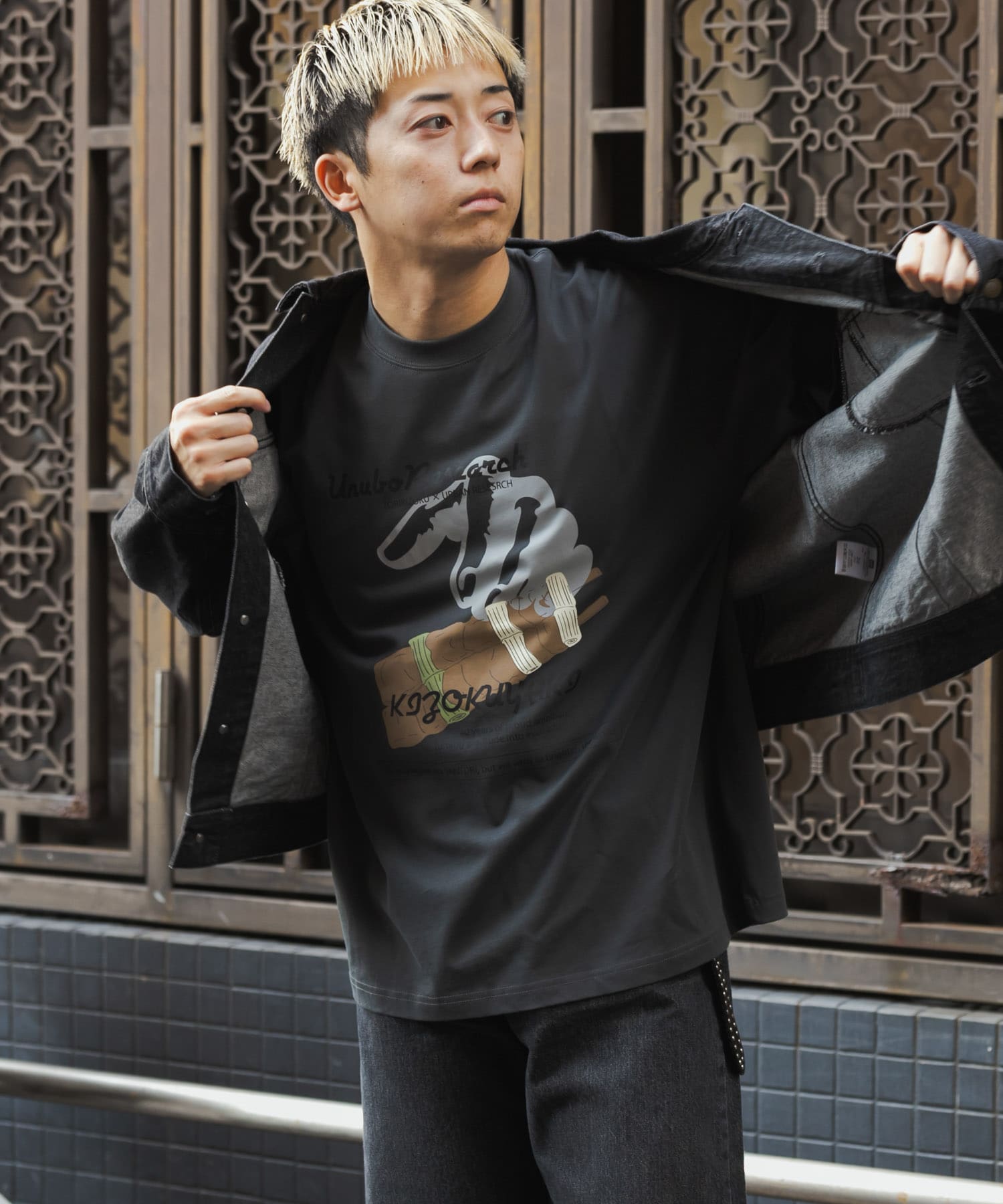 鳥貴族×UR　UnuboResearch SHORT-SLEEVE T-SHIRTS B