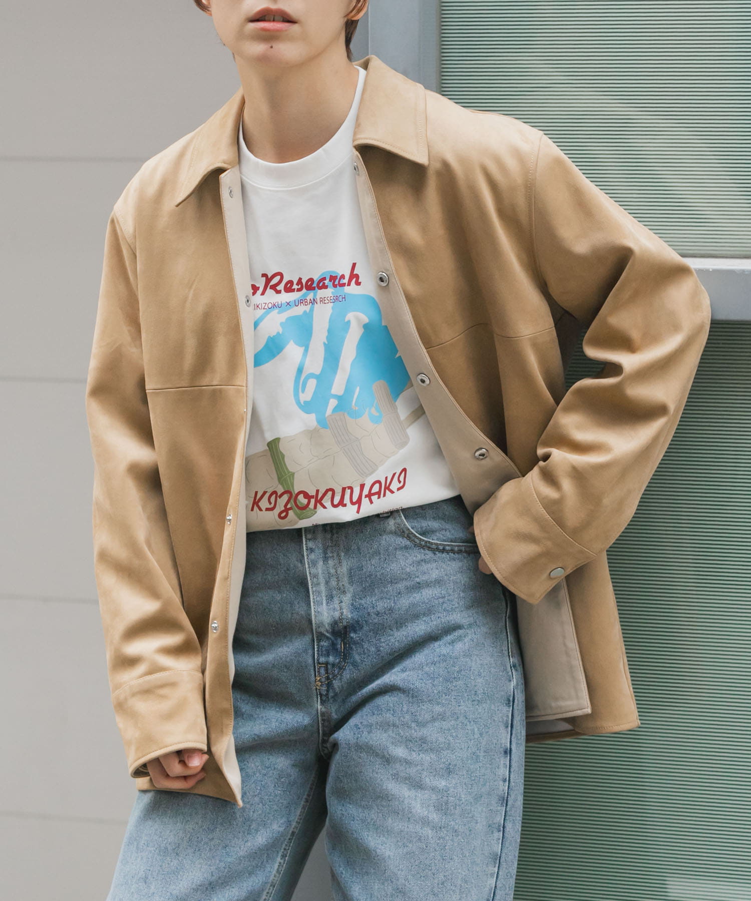 鳥貴族×UR UnuboResearch SHORT-SLEEVE T-SHIRTS B(M WHITE): トップス