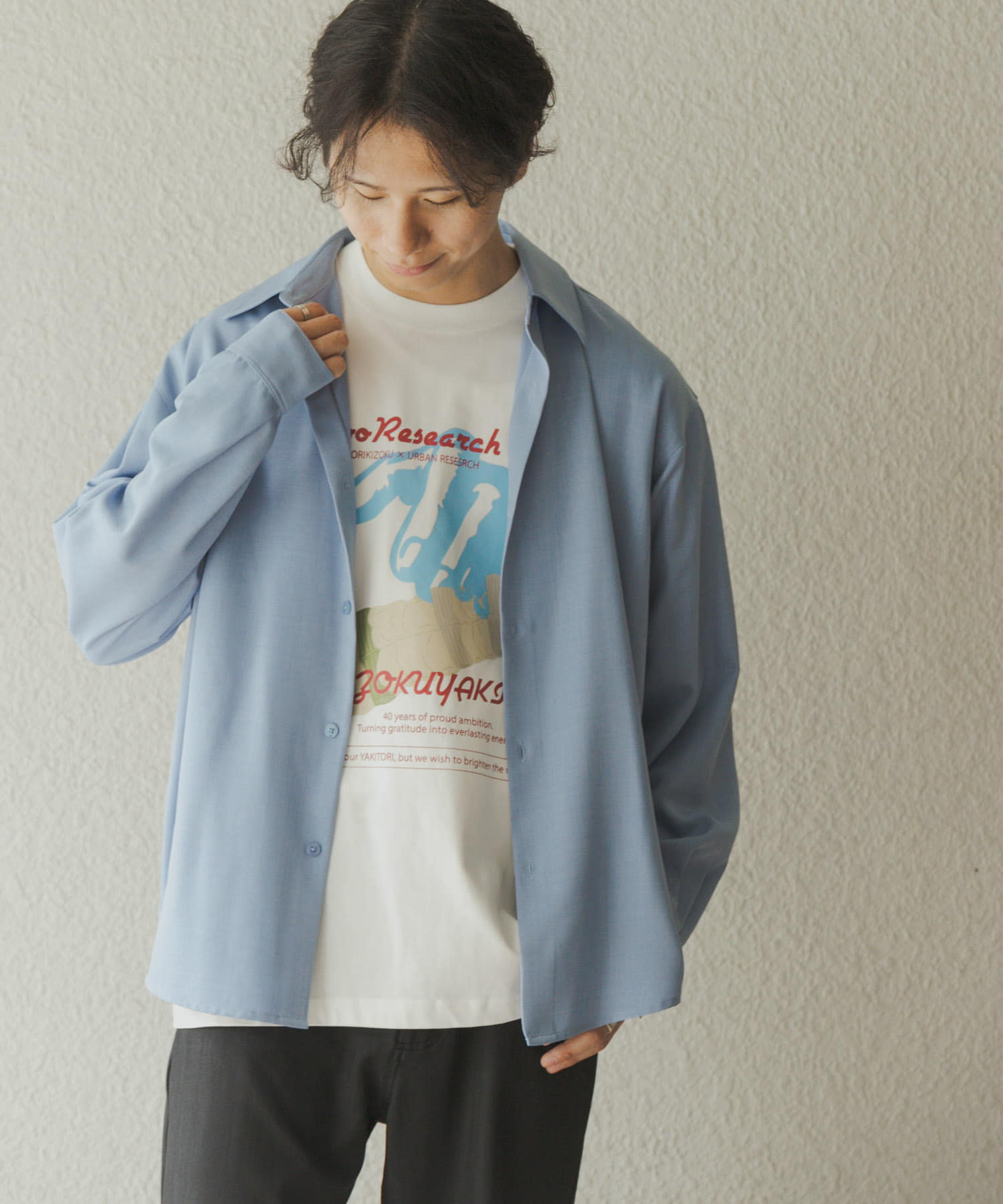 身長：177cm サイズ：L
