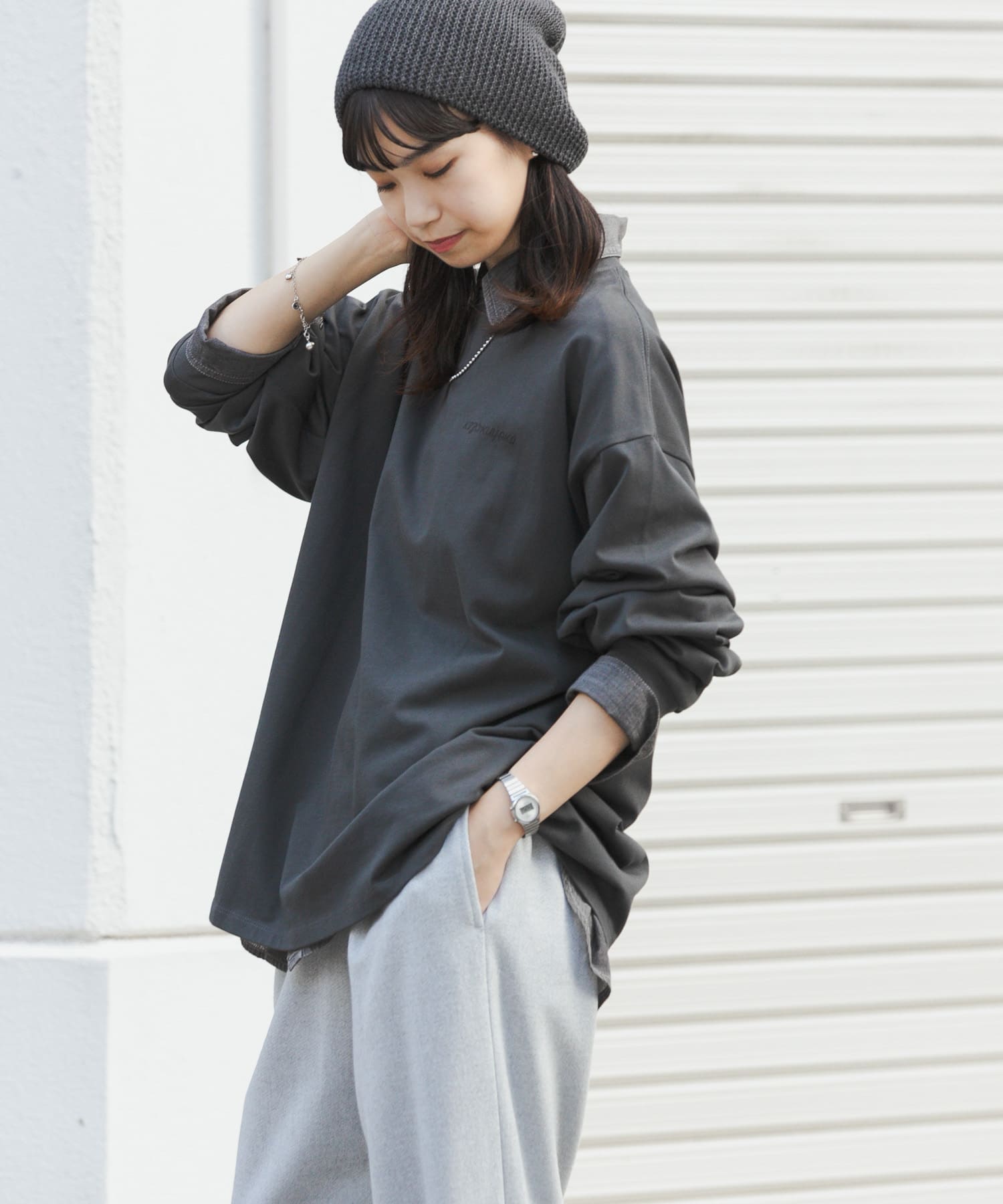 身長：161cm サイズ：L