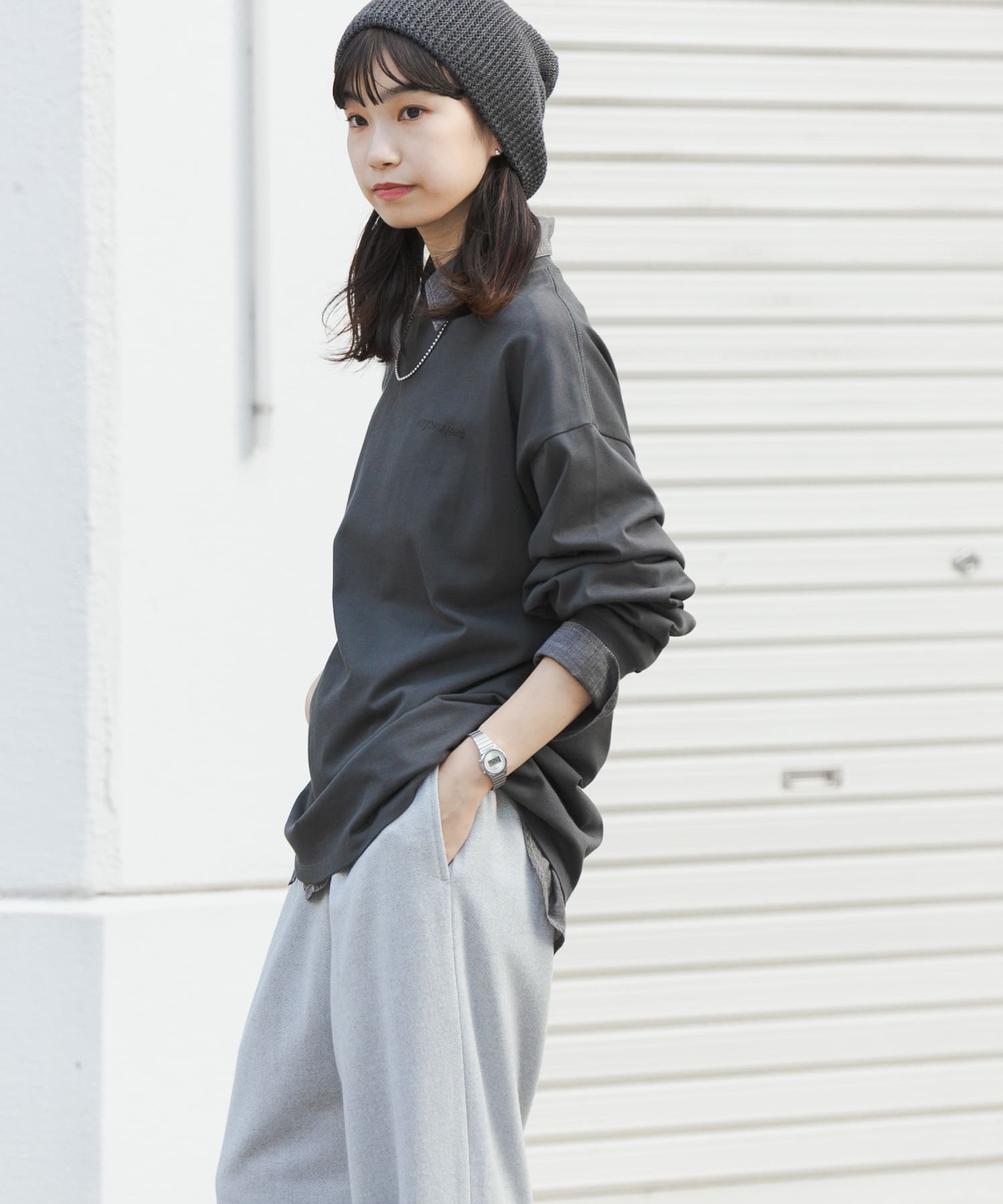 身長：161cm サイズ：L