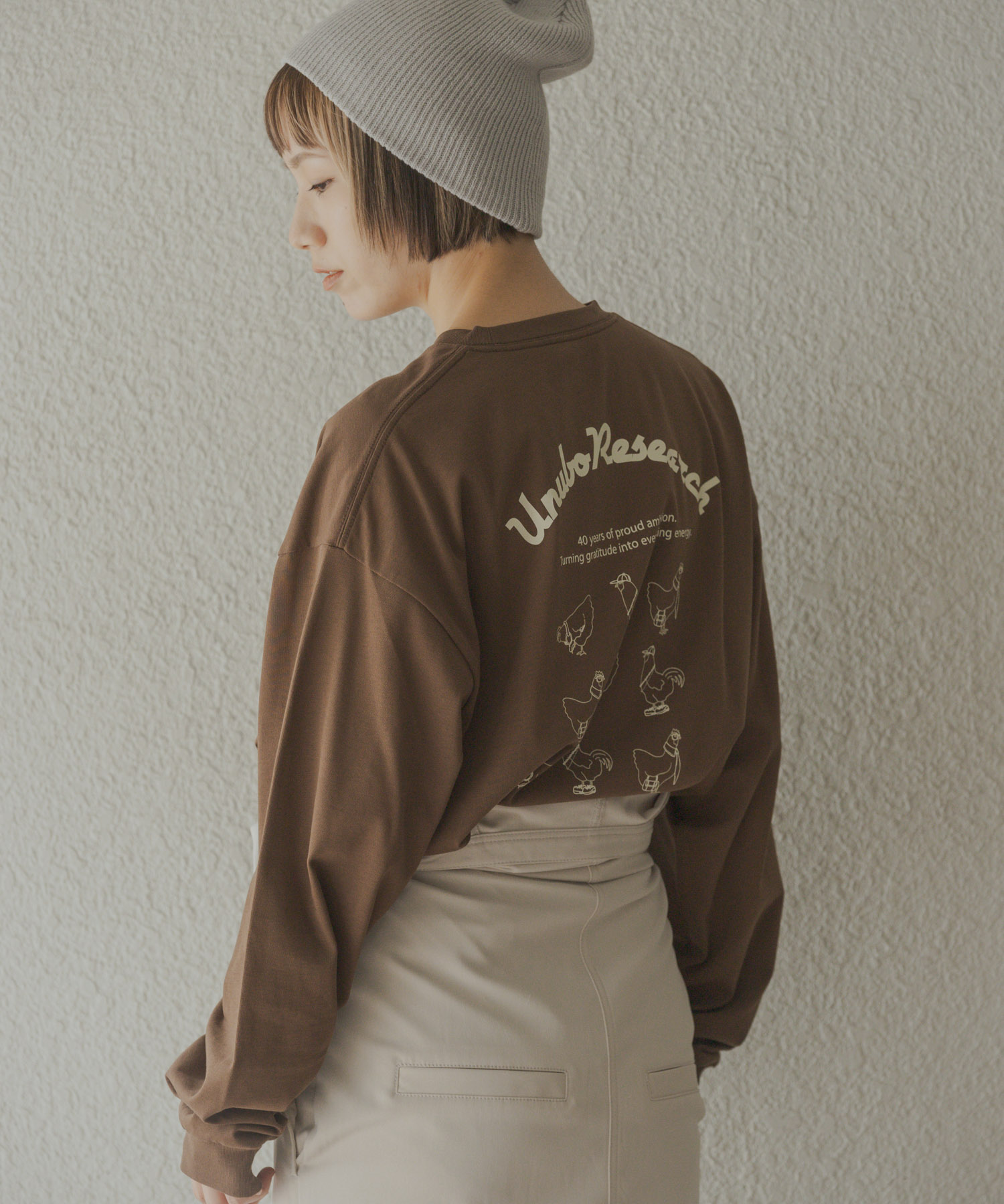 鳥貴族×UR　UnuboResearch LONG-SLEEVE T-SHIRTS A