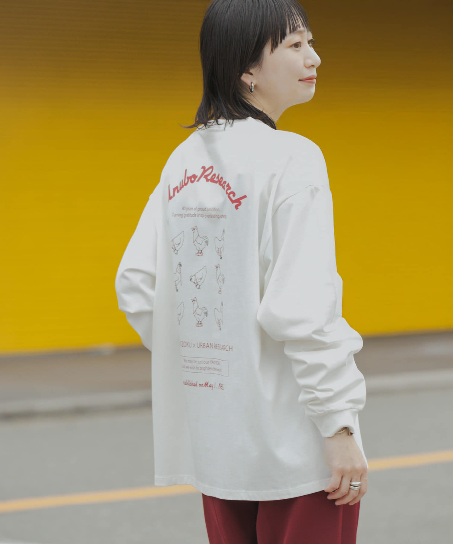 身長：167cm サイズ：L