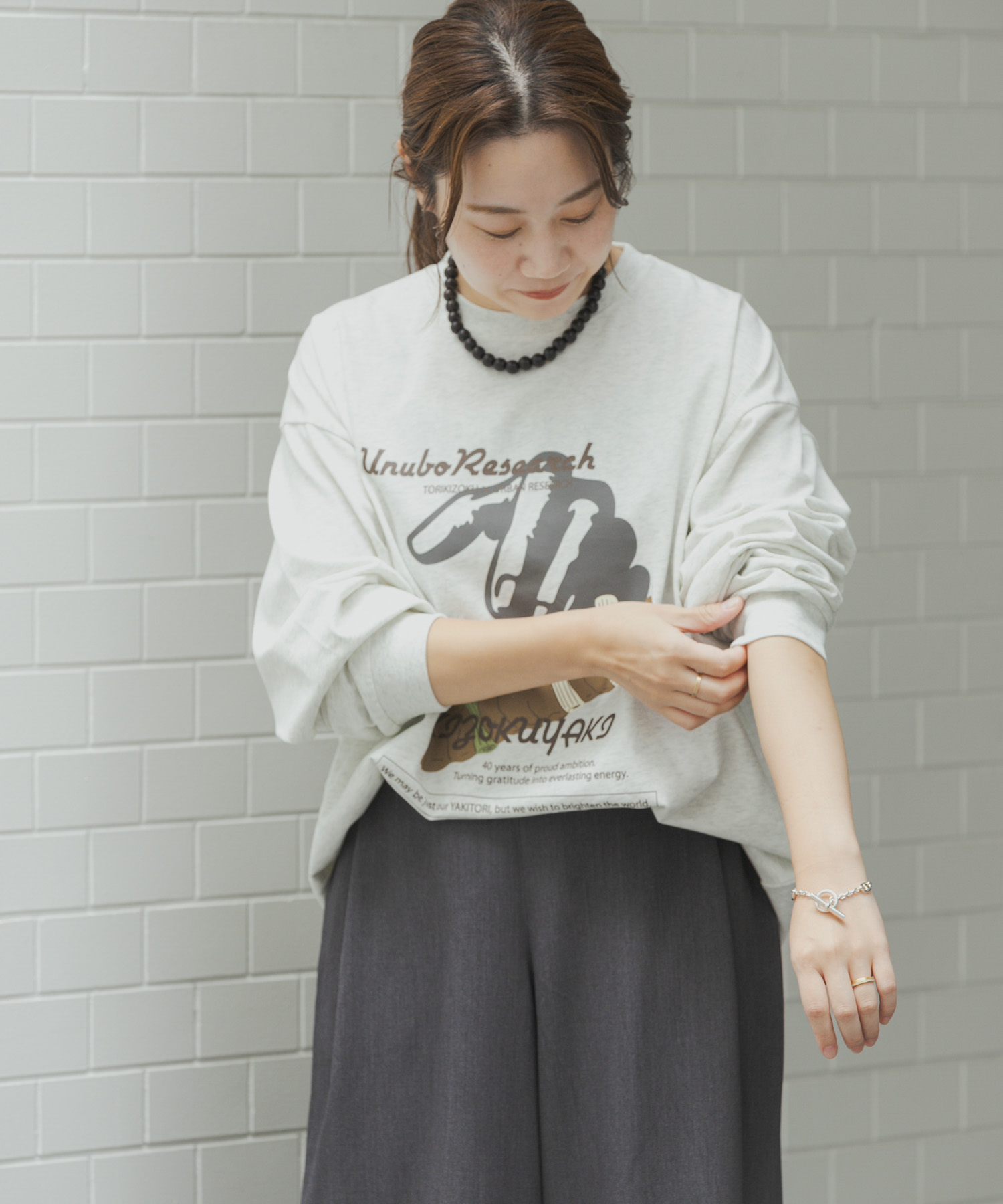 鳥貴族×UR　UnuboResearch LONG-SLEEVE T-SHIRTS B