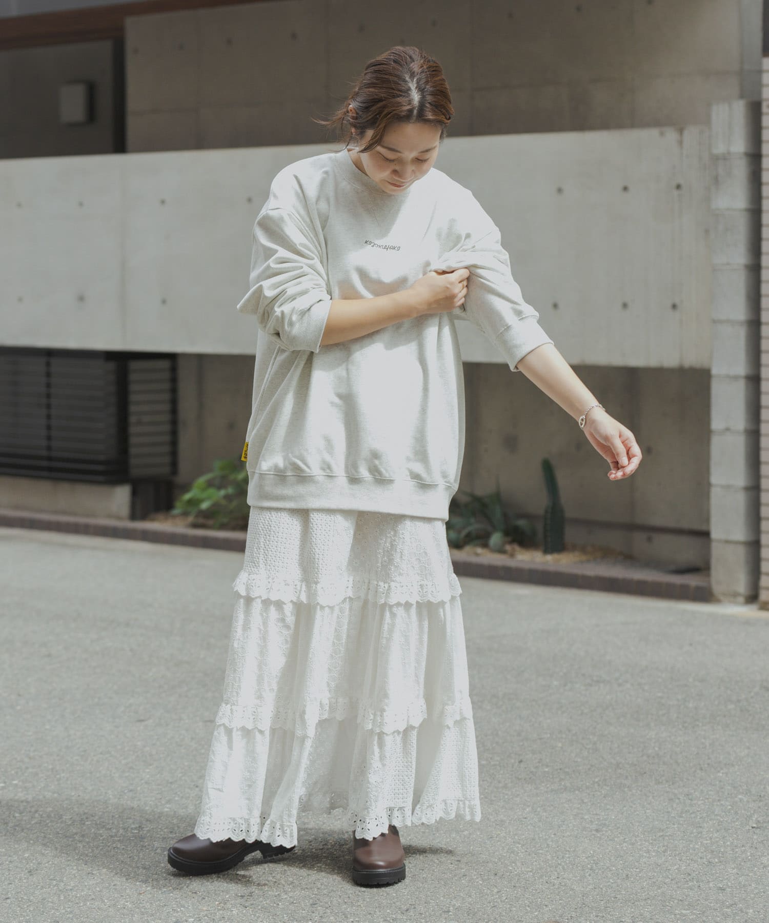 身長：153cm サイズ：L