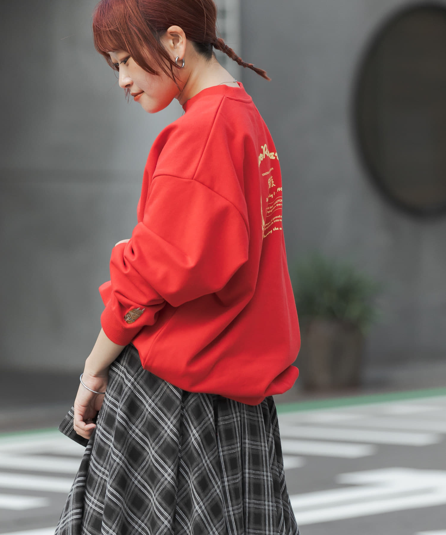 身長：158cm サイズ：L