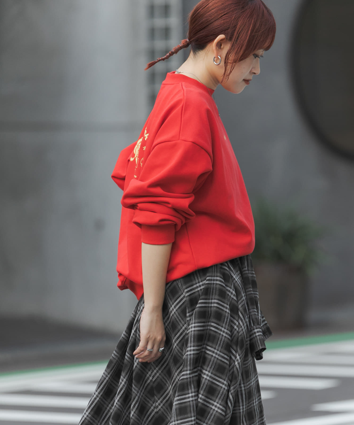 身長：158cm サイズ：L