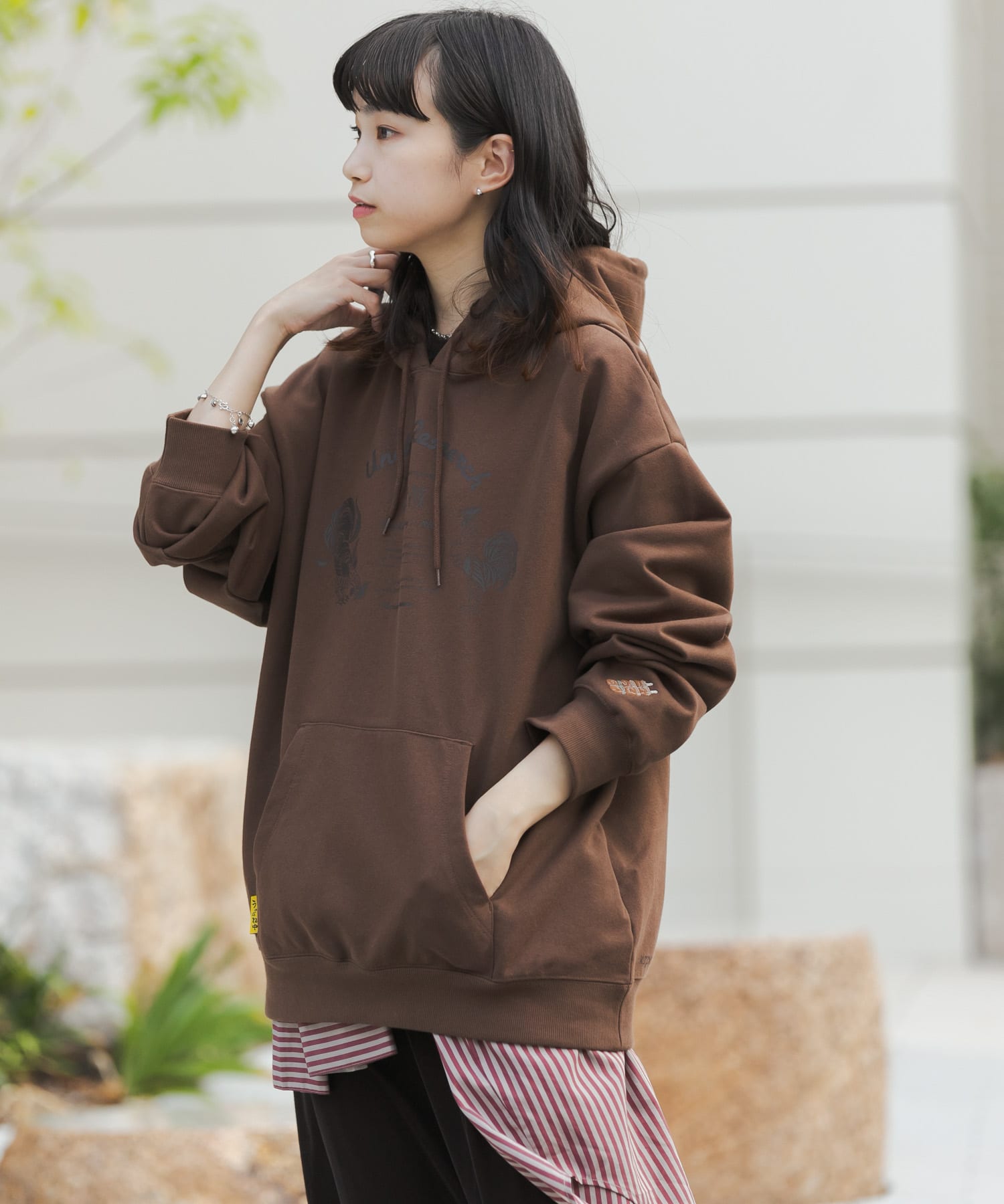身長：161cm サイズ：L