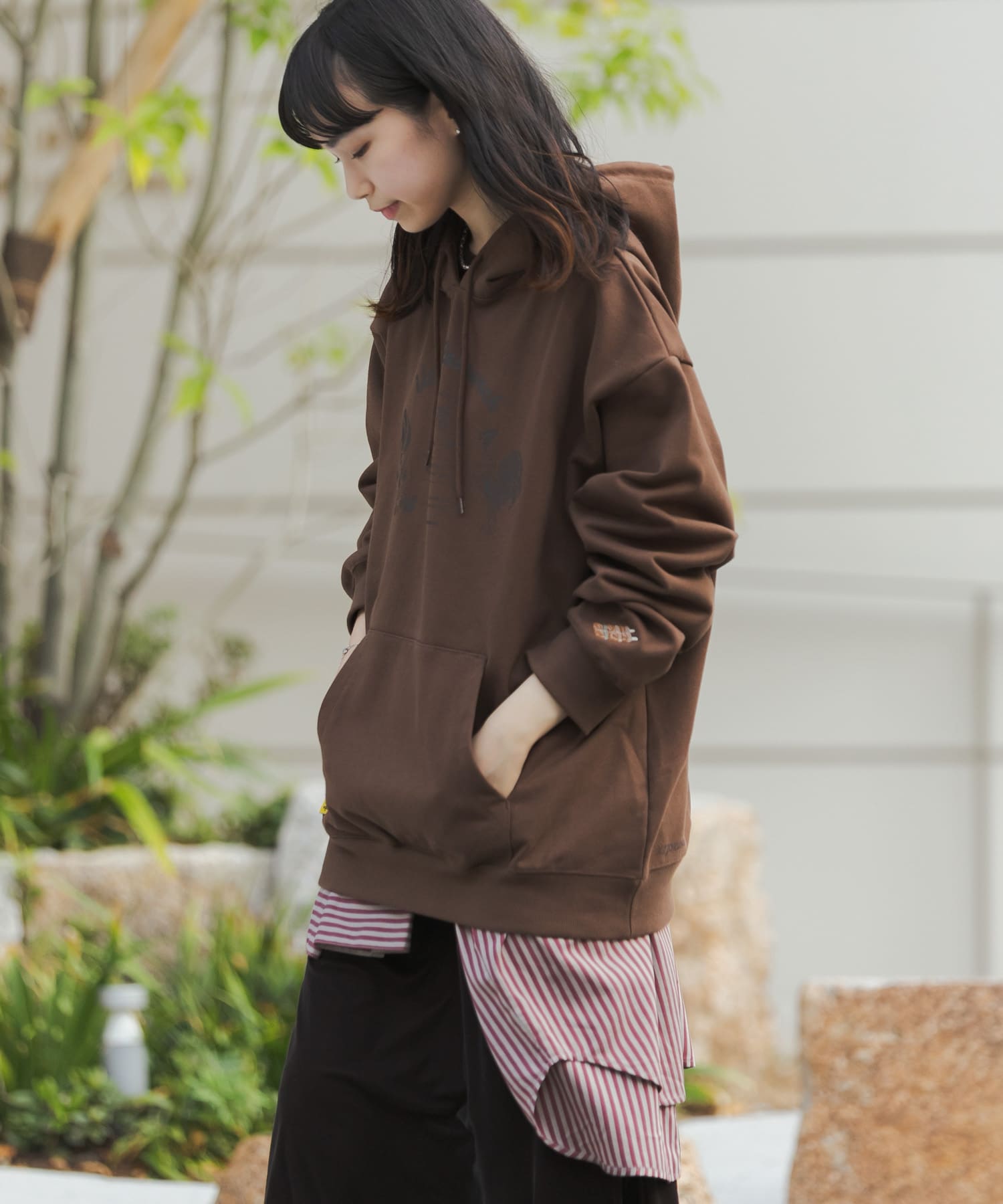身長：161cm サイズ：L