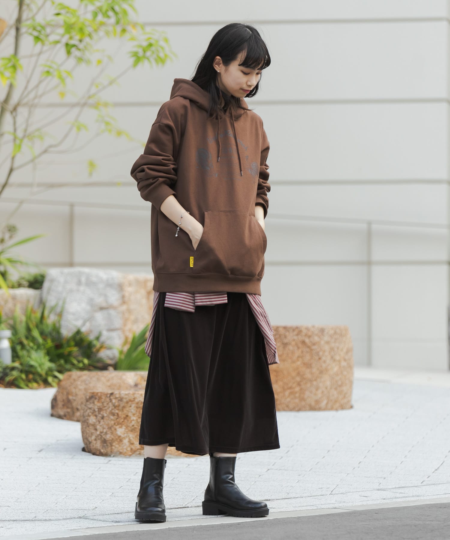 身長：161cm サイズ：L
