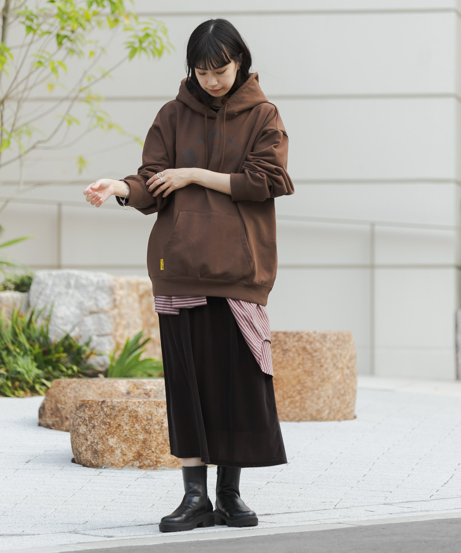 身長：161cm サイズ：L