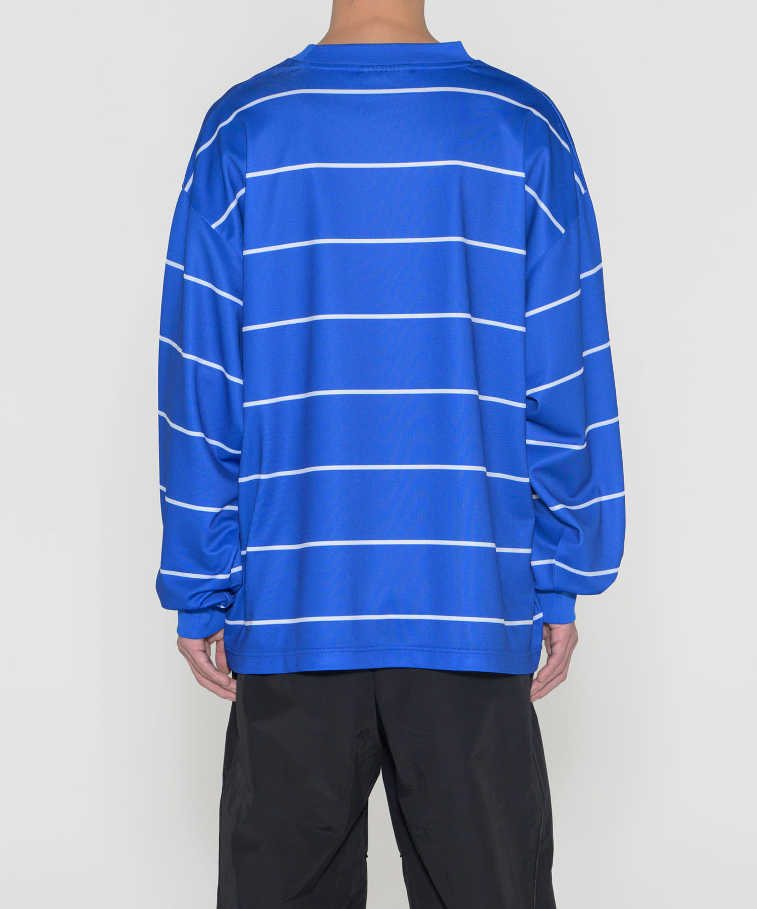 LOTTO　BORDER LONG-SLEEVE GAME SHIRTS BLUE M
