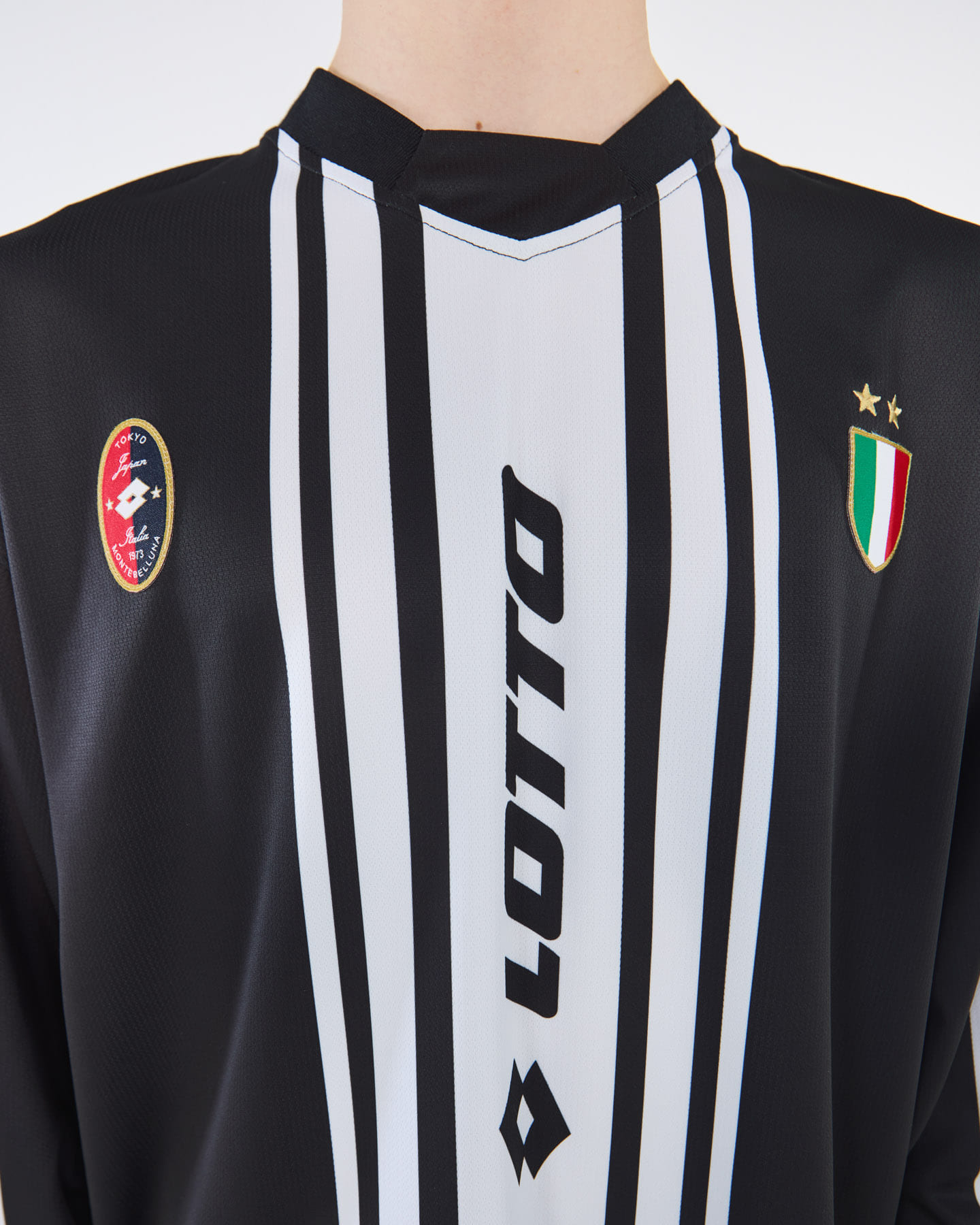 LOTTO　CALCIO ST LONG-SLEEVE GAME SHIRTS BLACK M