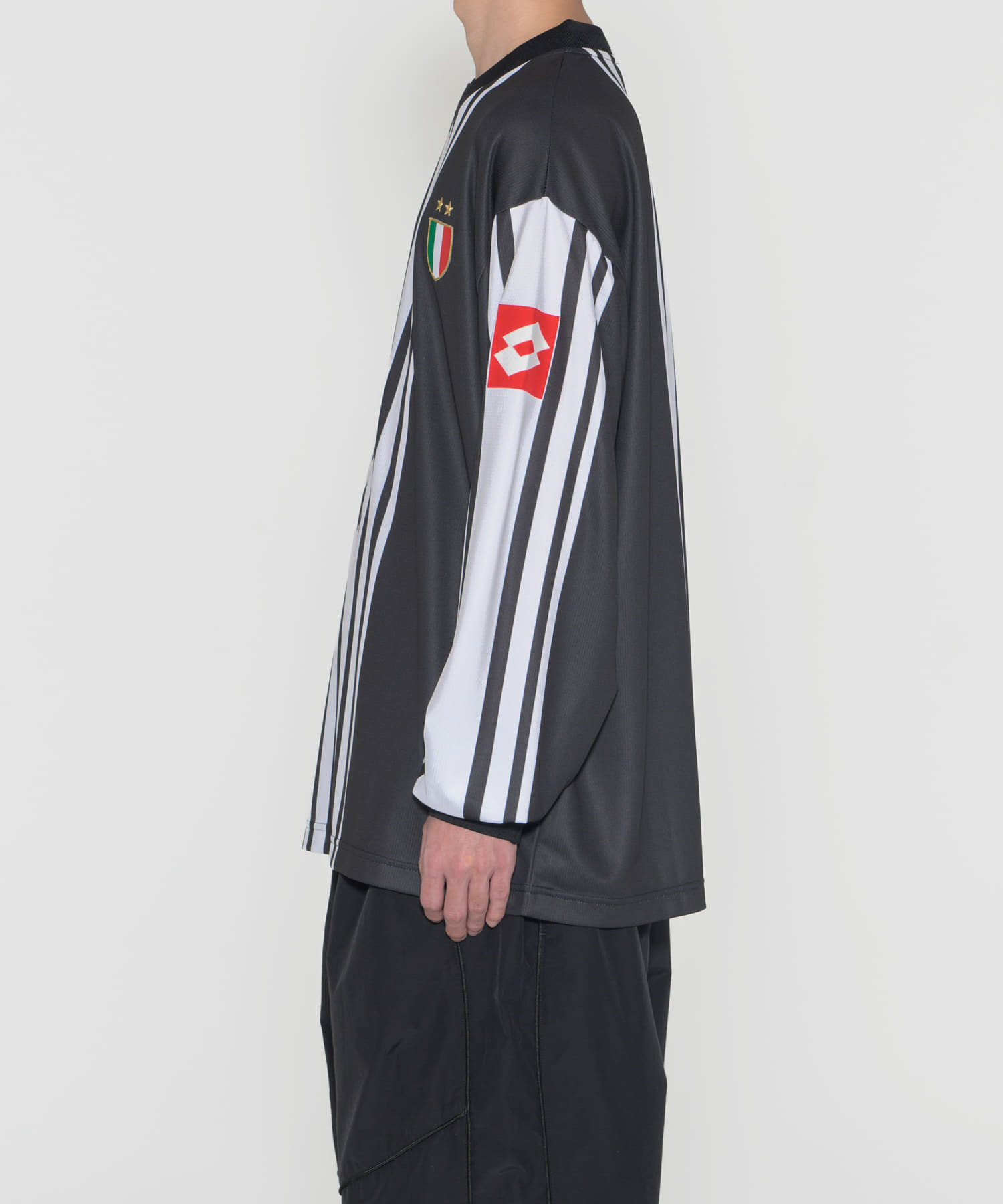 LOTTO　CALCIO ST LONG-SLEEVE GAME SHIRTS BLACK M