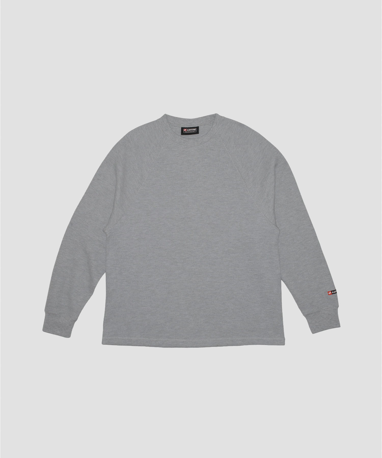 LOTTO　THERMAL PULLOVER LONG-SLEEVE T-SHIRTS GRAY M