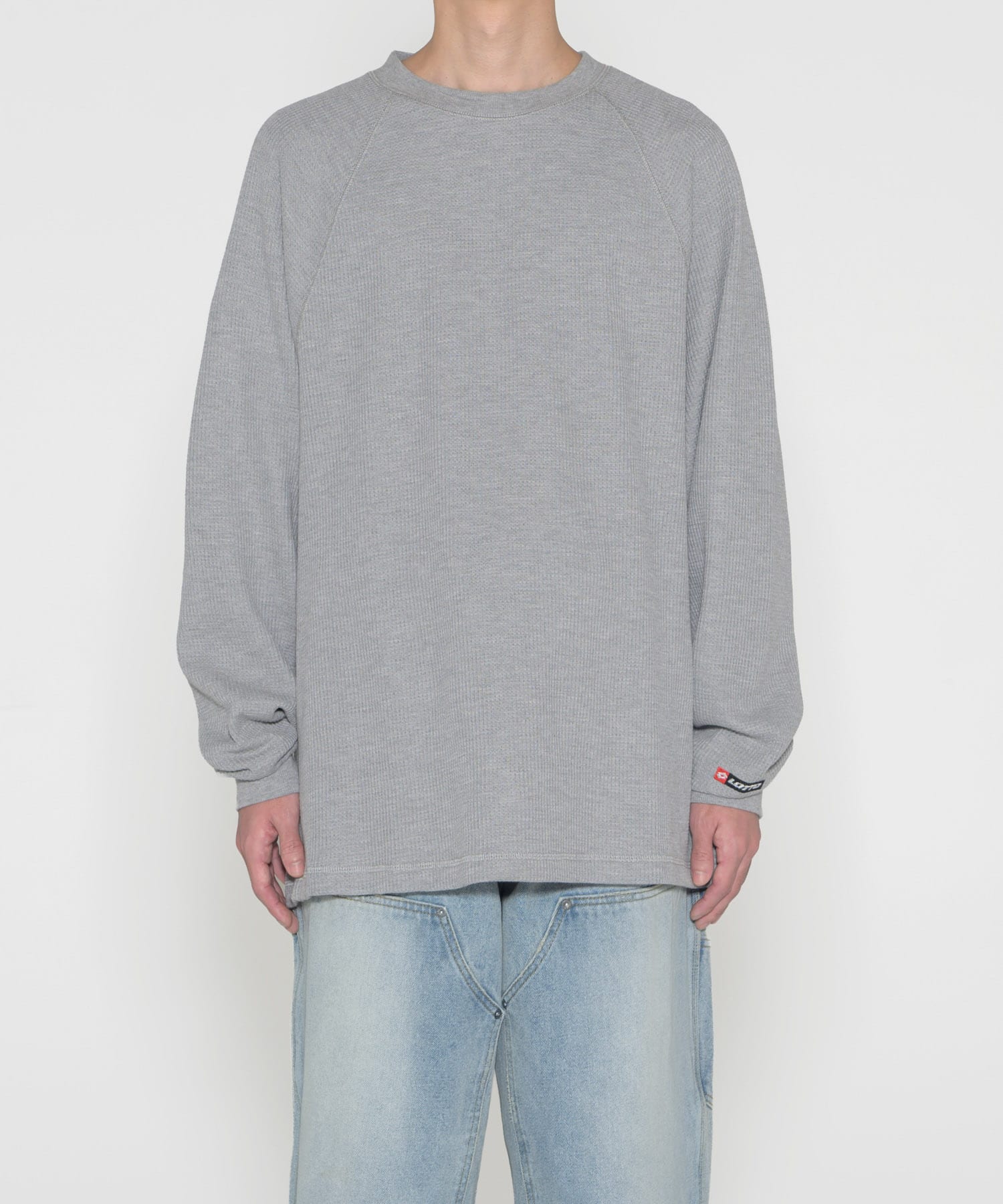 LOTTO　THERMAL PULLOVER LONG-SLEEVE T-SHIRTS GRAY M