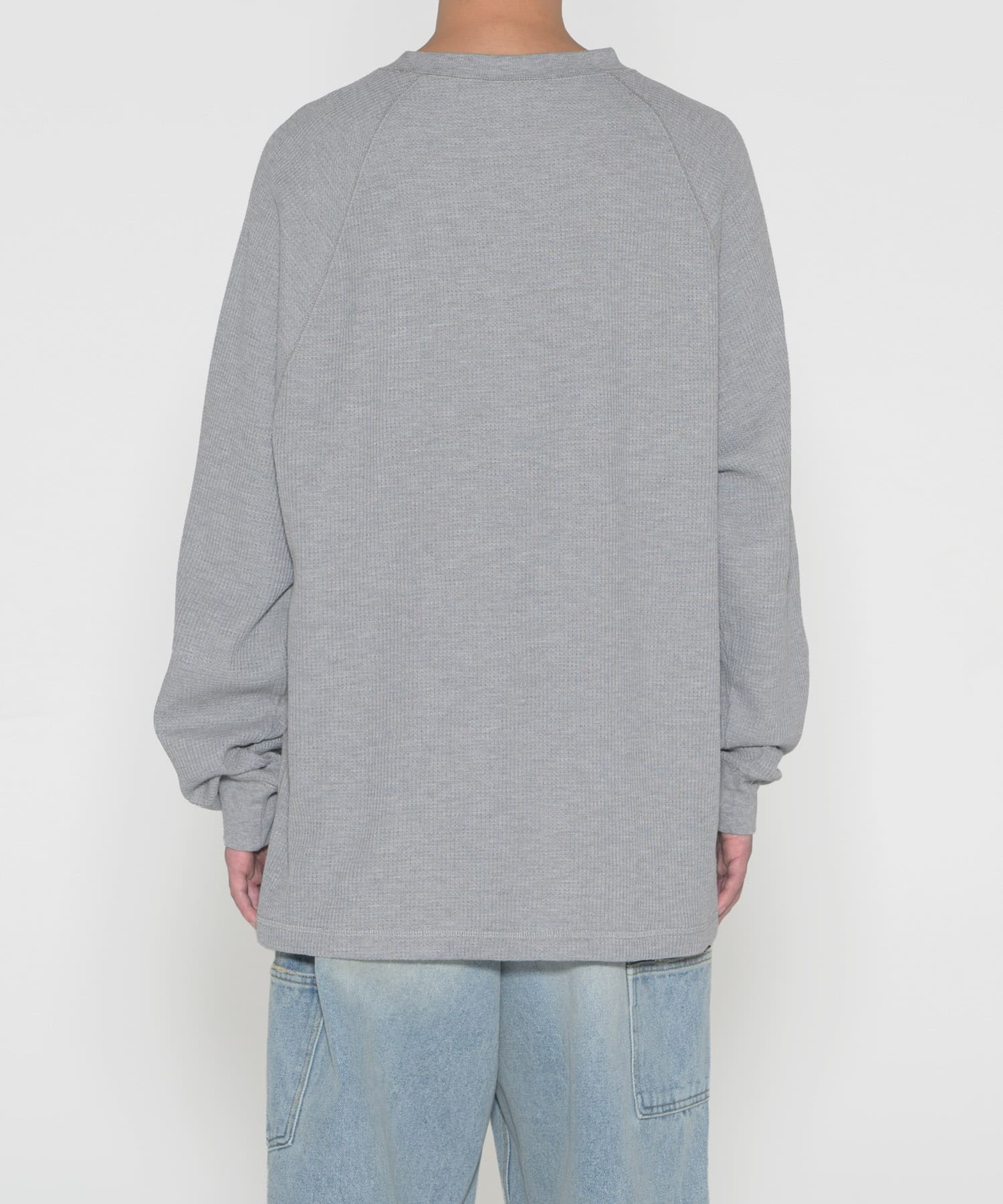 LOTTO　THERMAL PULLOVER LONG-SLEEVE T-SHIRTS GRAY M