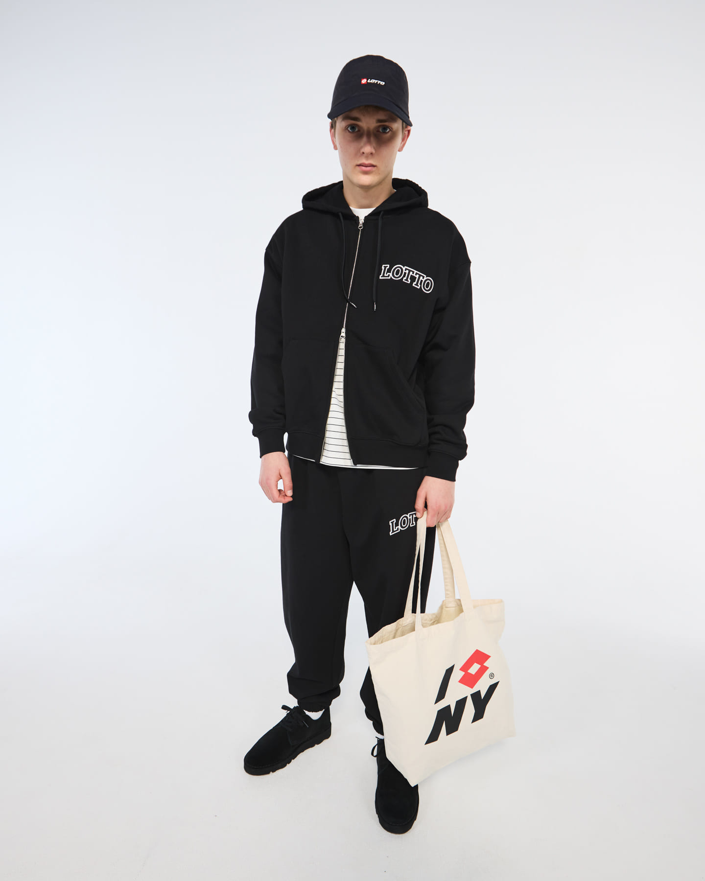 LOTTO　ARCH LOGO SWEAT ZIP HOODIE