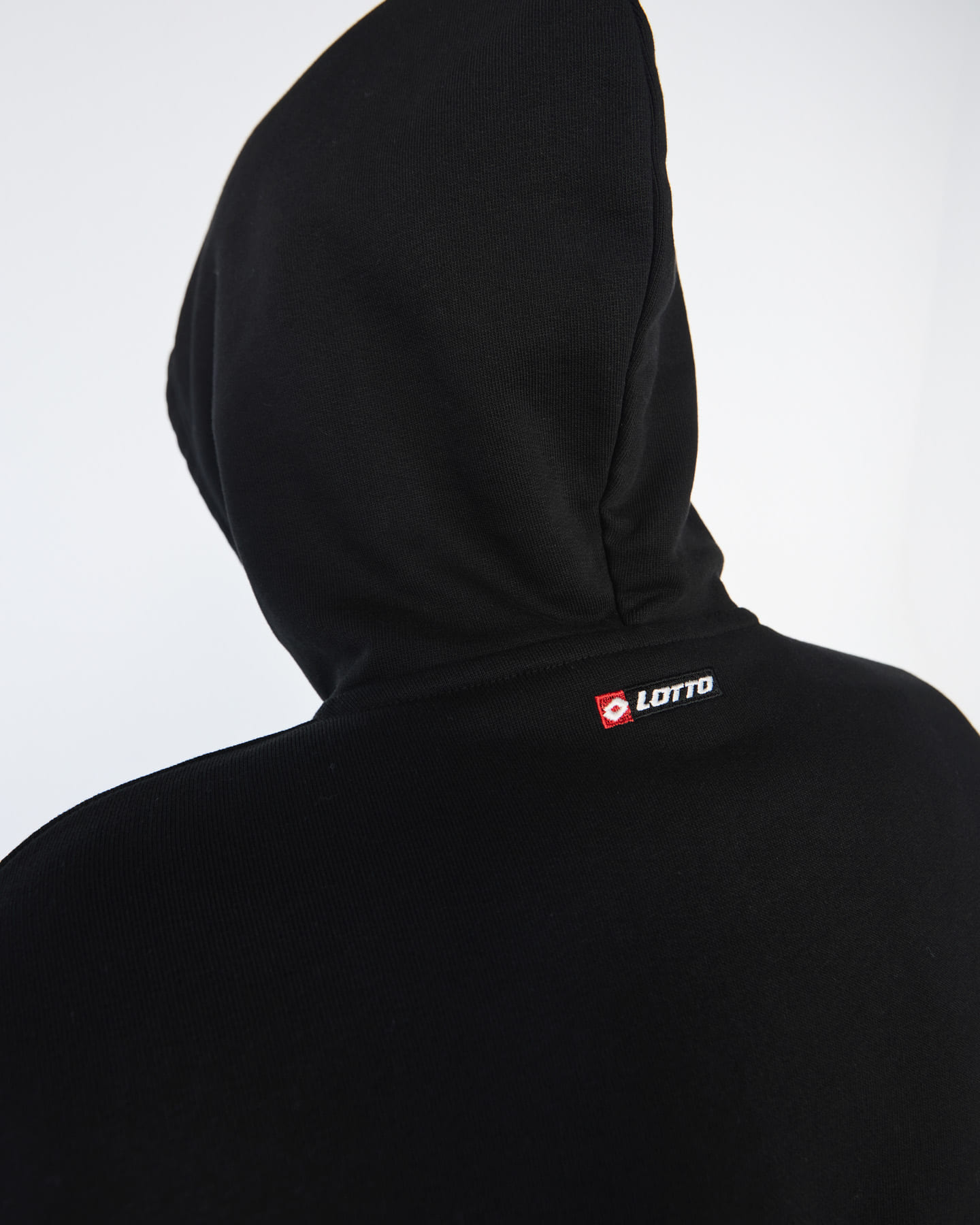 LOTTO　ARCH LOGO SWEAT ZIP HOODIE BLACK M