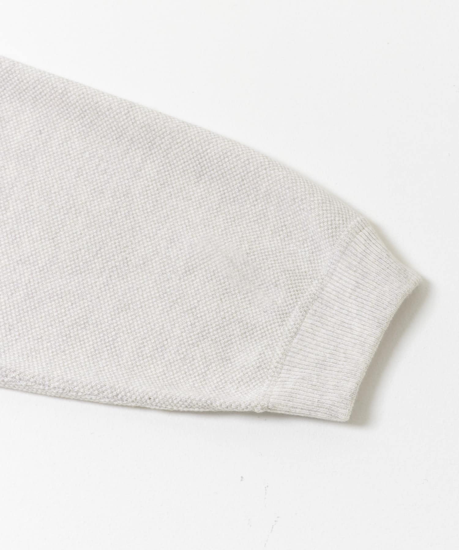 crepuscule　Co/Ra Moss Stitch Pullover OATMEAL 1