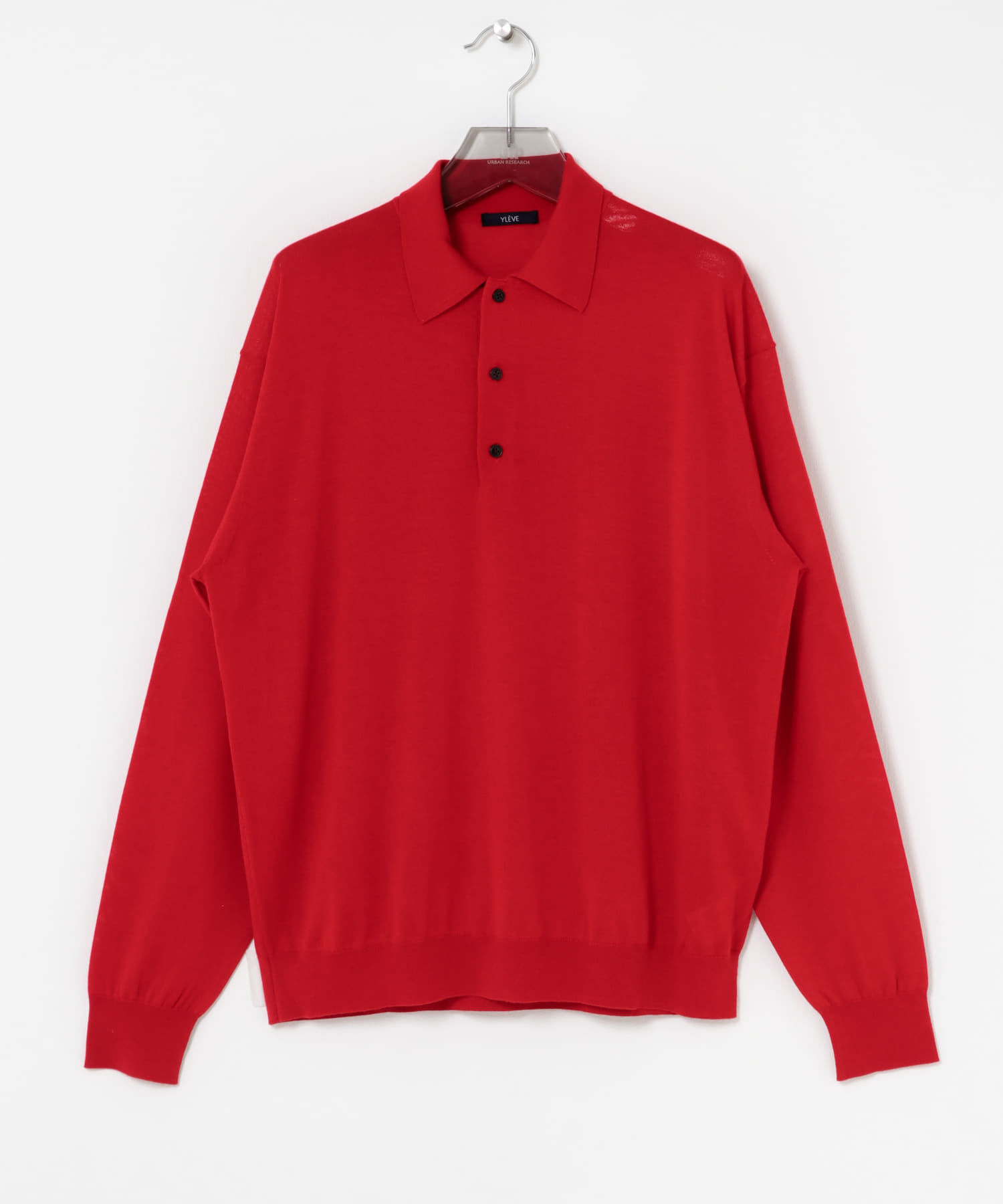 YLEVE　W/S CASHMERE  KNIT POLO