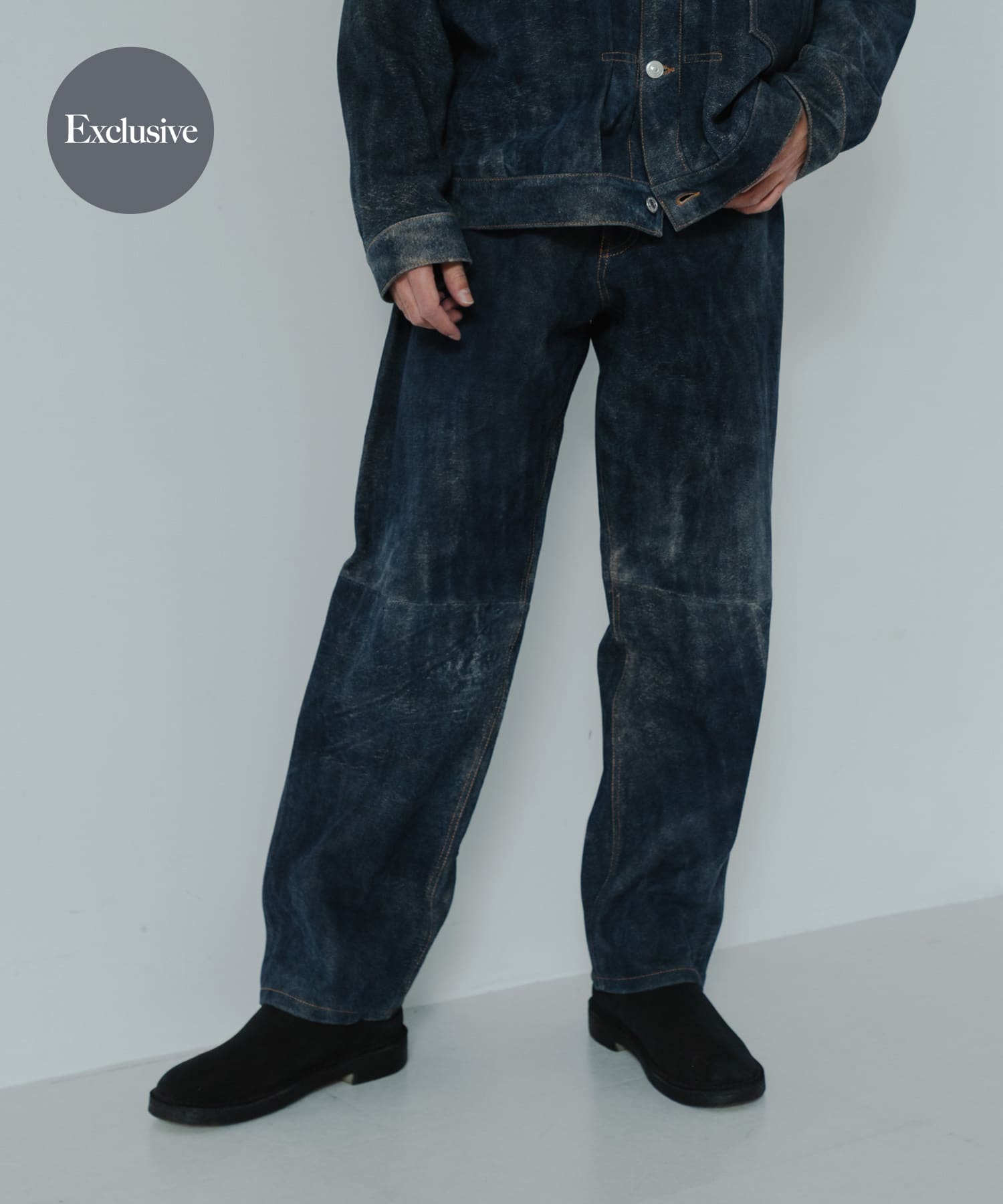FREEMANS SPORTING CLUB BLEECKER TROUSERS(S Wブラック): ボトム