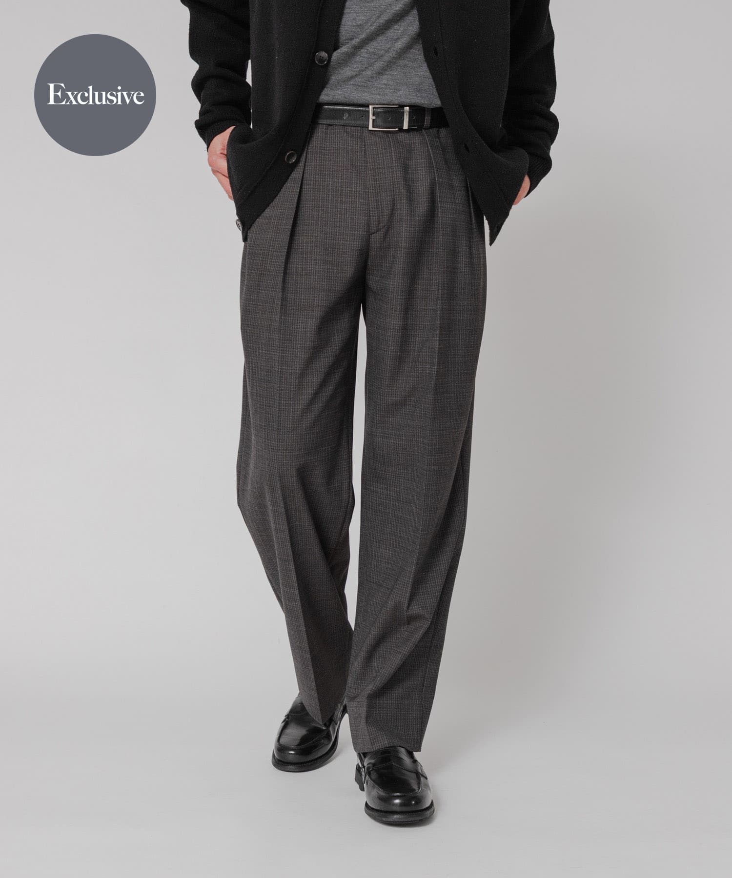 BROOKS BROTHERS　EXCLUSIVE TRS 2INTUCK