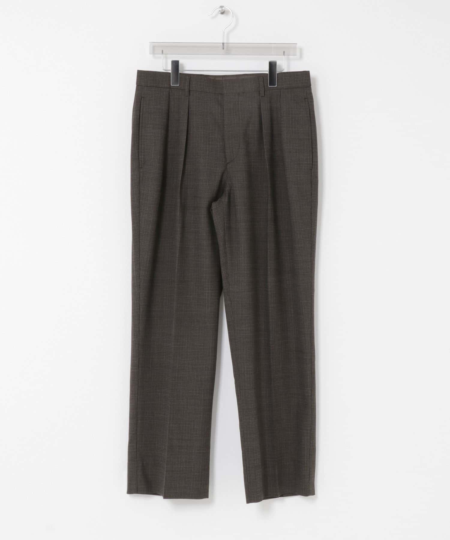 BROOKS BROTHERS　EXCLUSIVE TRS 2INTUCK BROWN 30