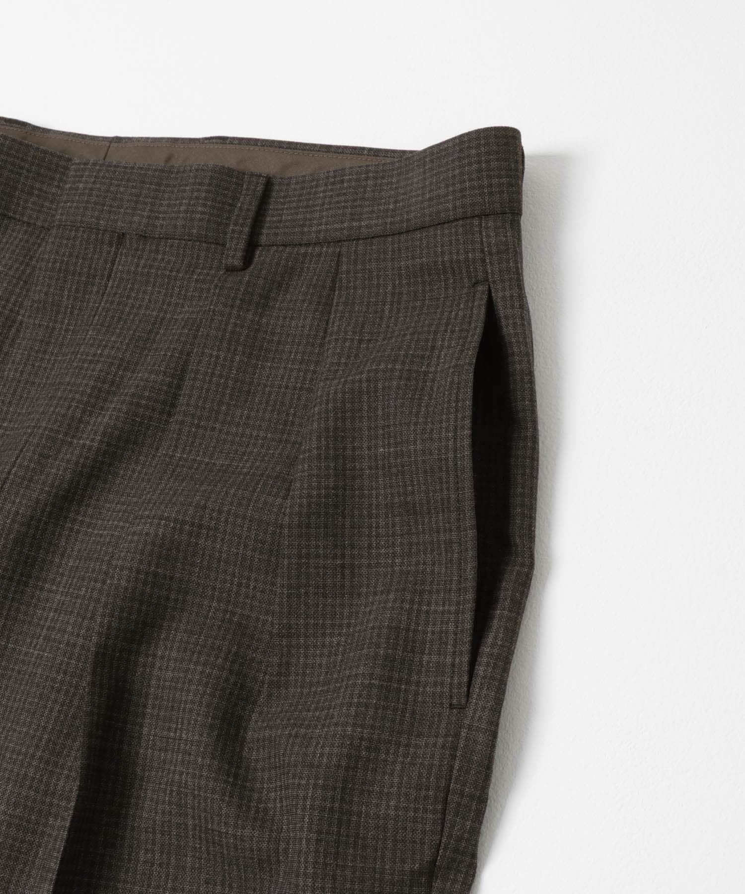 BROOKS BROTHERS　EXCLUSIVE TRS 2INTUCK BROWN 30