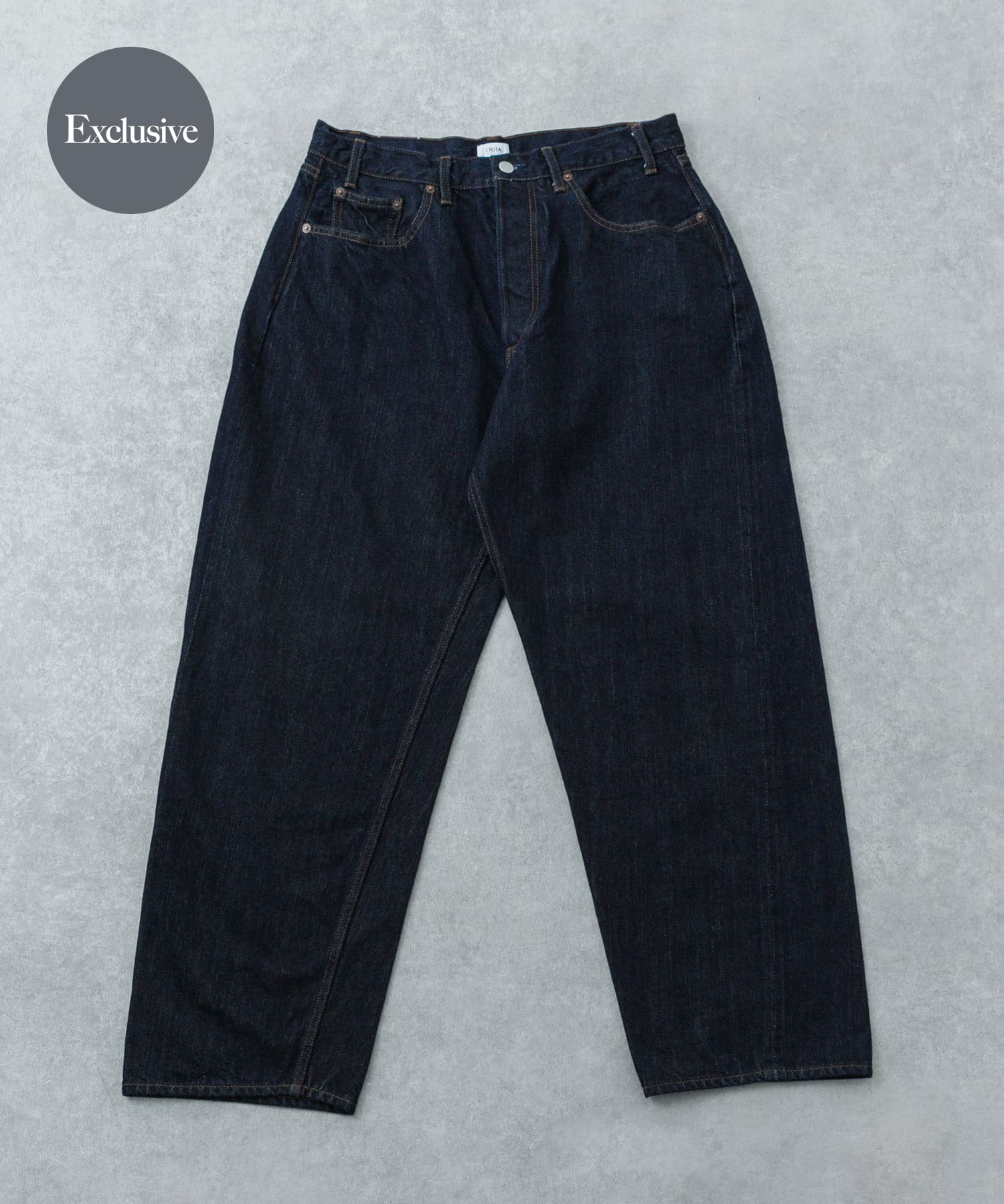 別注』CIOTA×URBAN RESEARCH BAGGY 5 POCKET PANTS(30 DARK NAVY